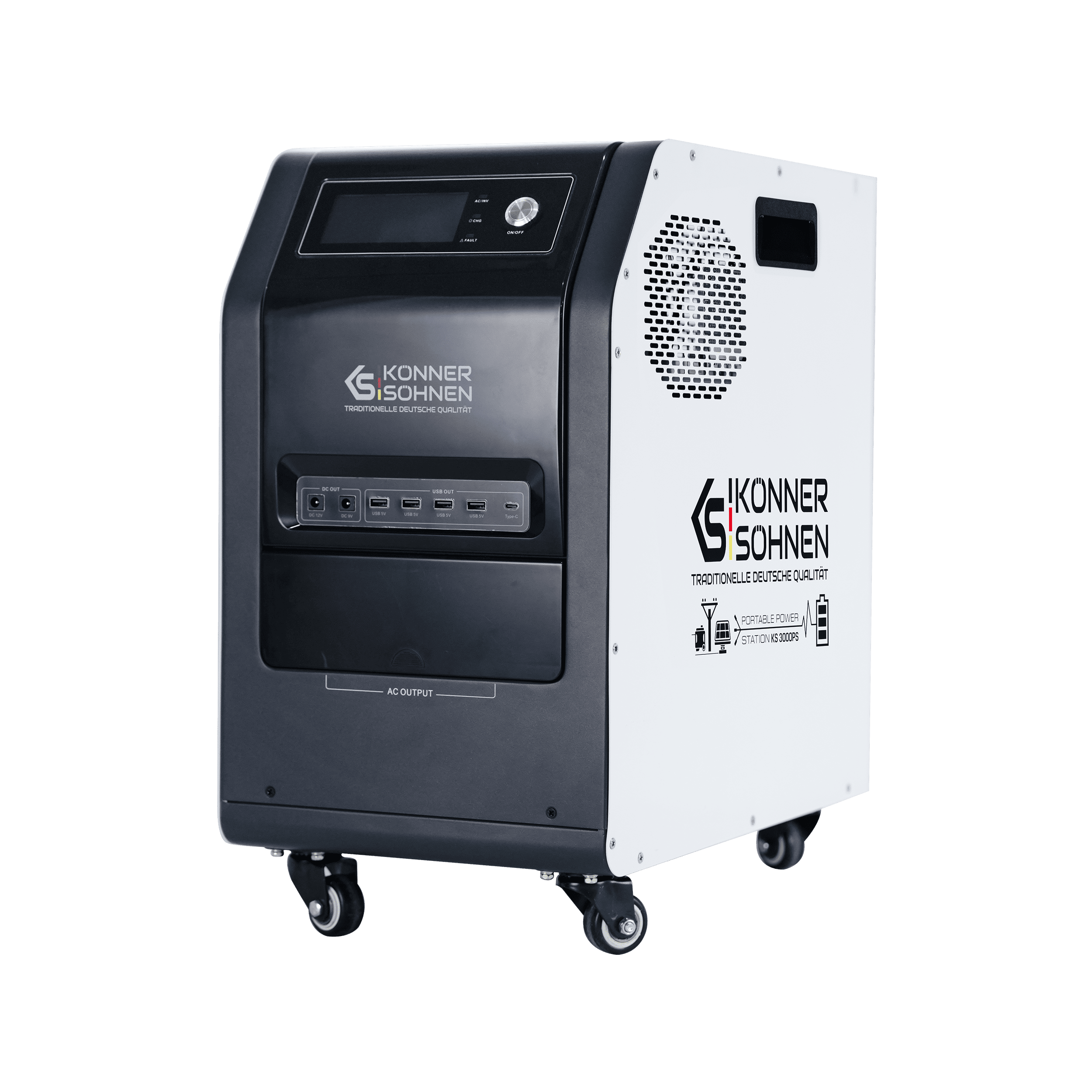 Tragbare 3-in-1-Stromstation KS 3000PS – Powerstation