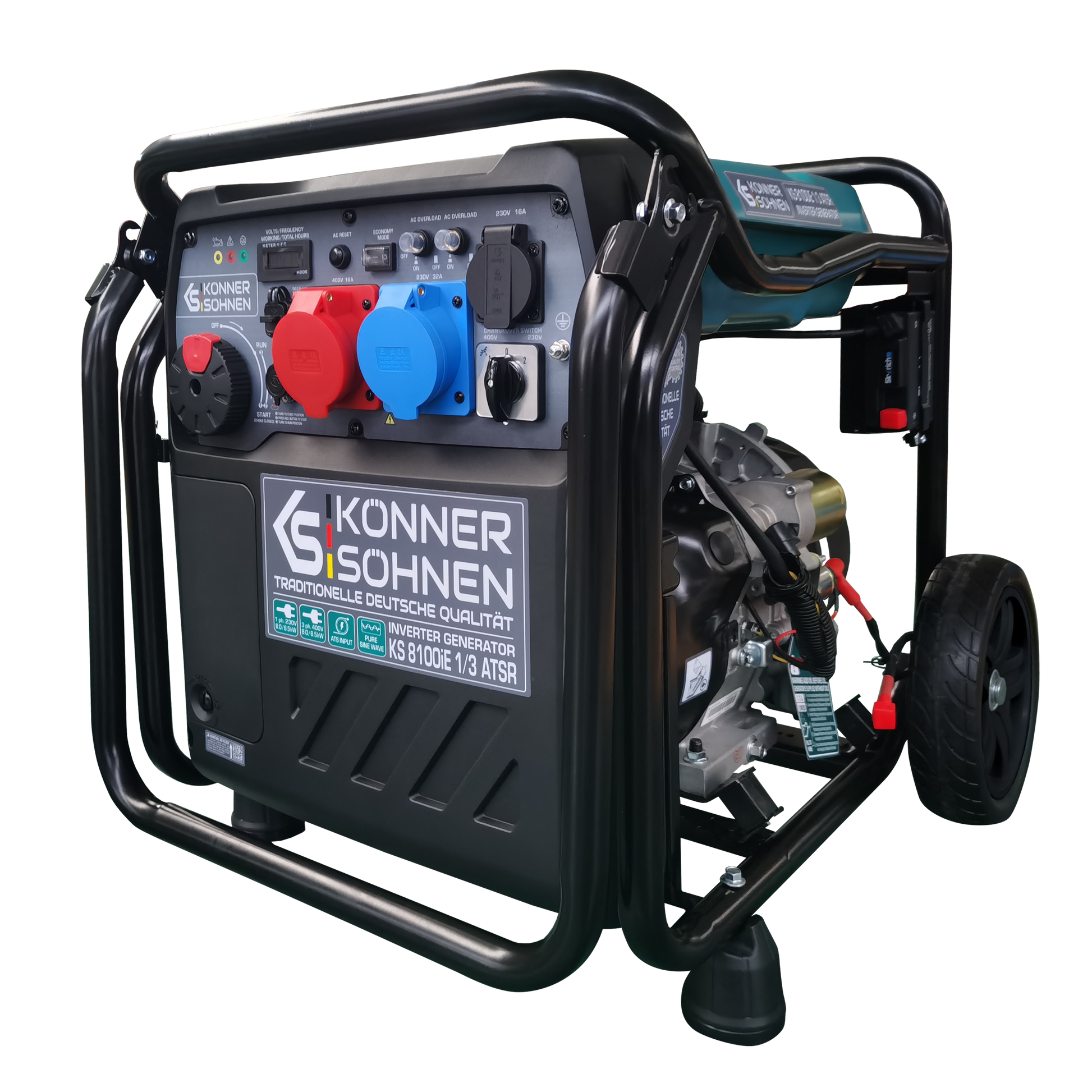 Inverter-Stromerzeuger KS 8100iE 1/3 ATSR – Inverter-Generatoren