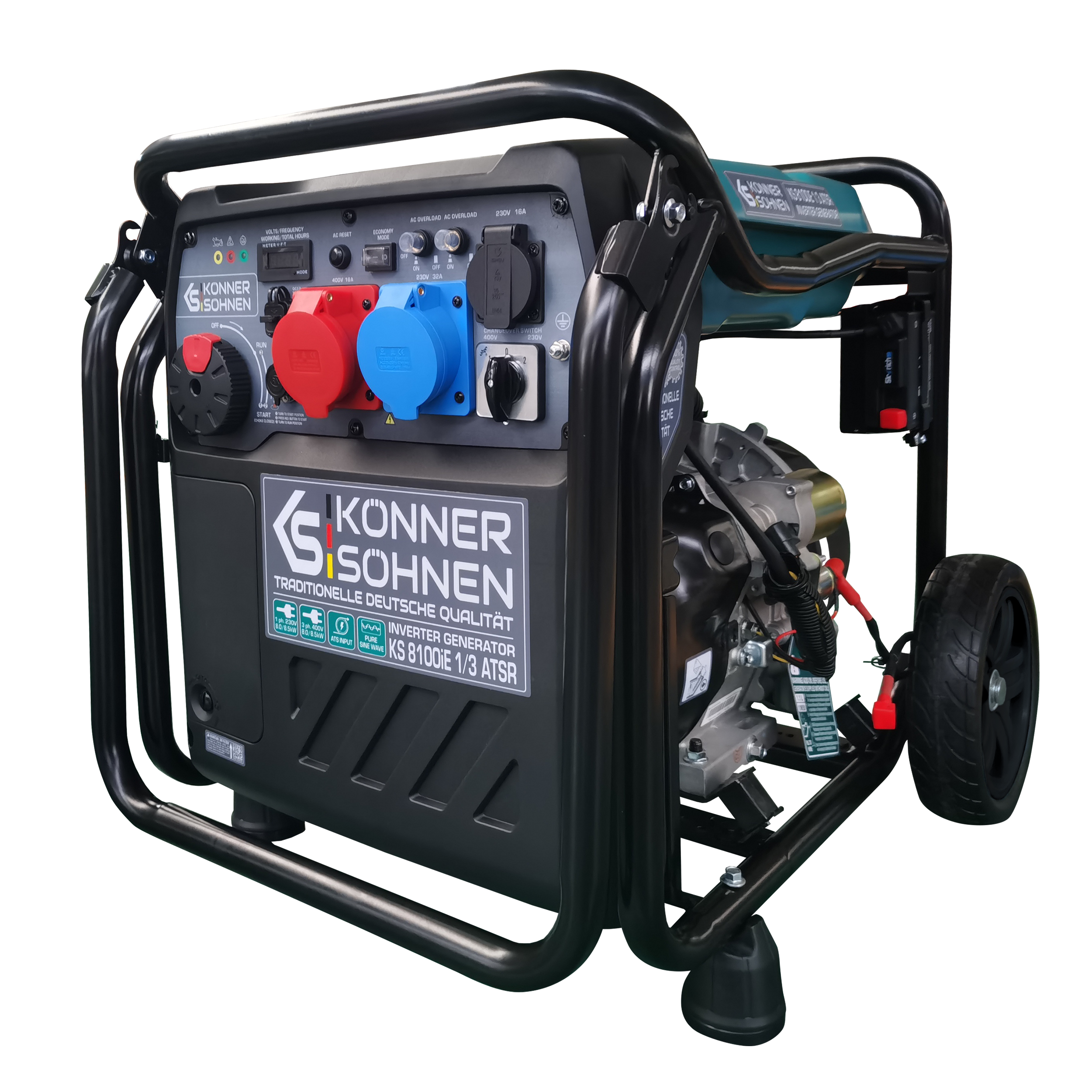 Inverter-Stromerzeuger KS 8100iE 1/3 ATSR – Inverter-Generatoren