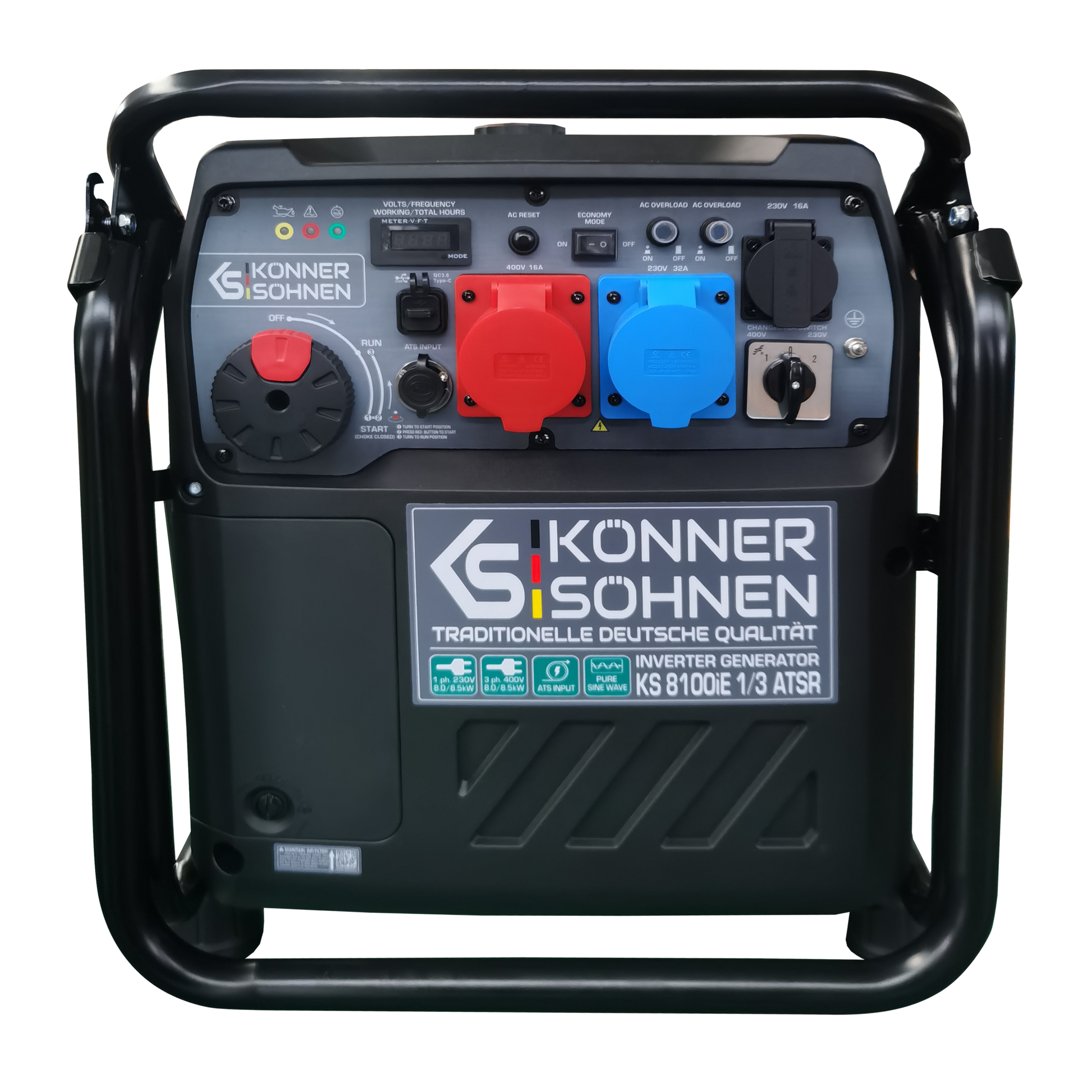 Inverter-Stromerzeuger KS 8100iE 1/3 ATSR – Inverter-Generatoren