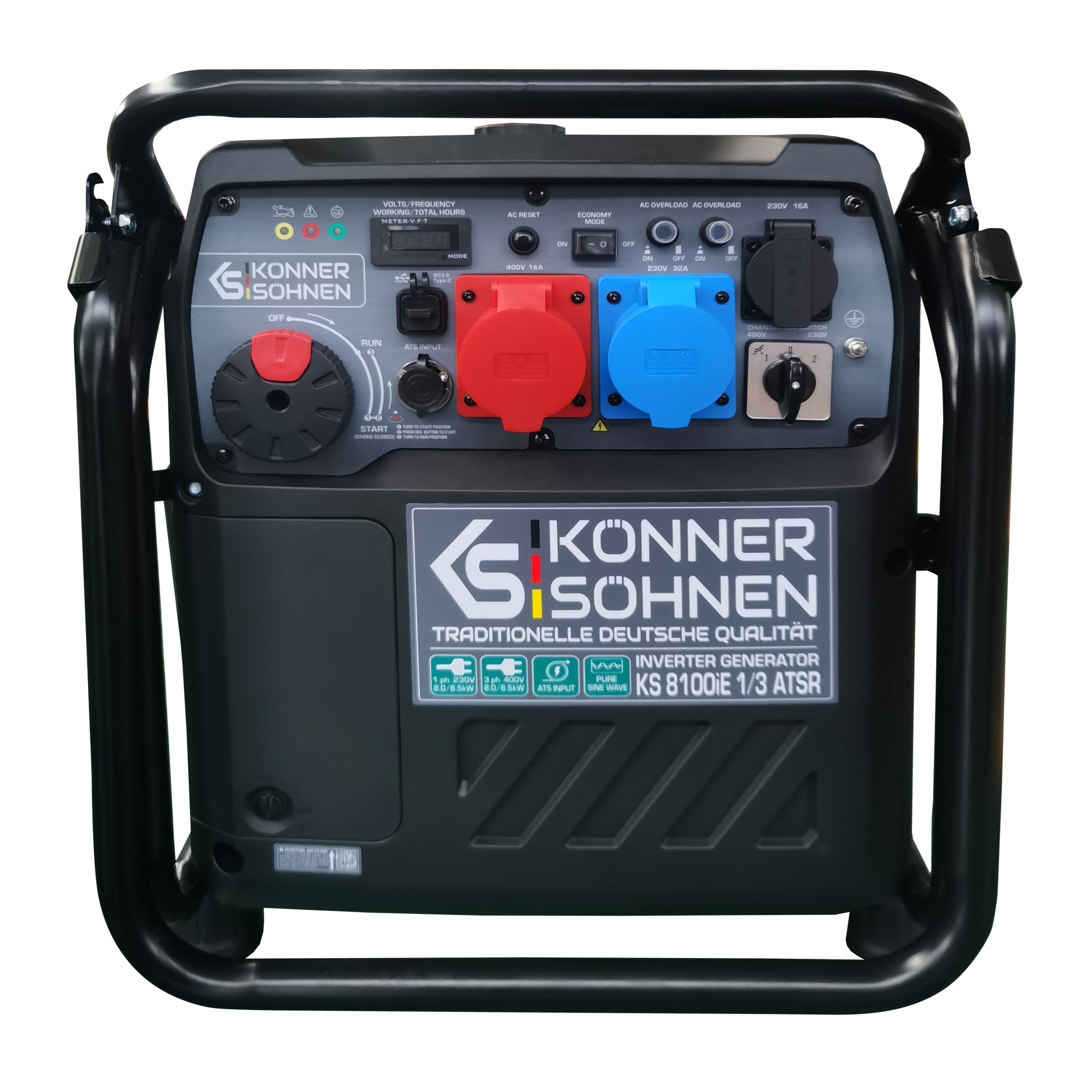 Inverter-Stromerzeuger KS 8100iE 1/3 ATSR – Inverter-Generatoren