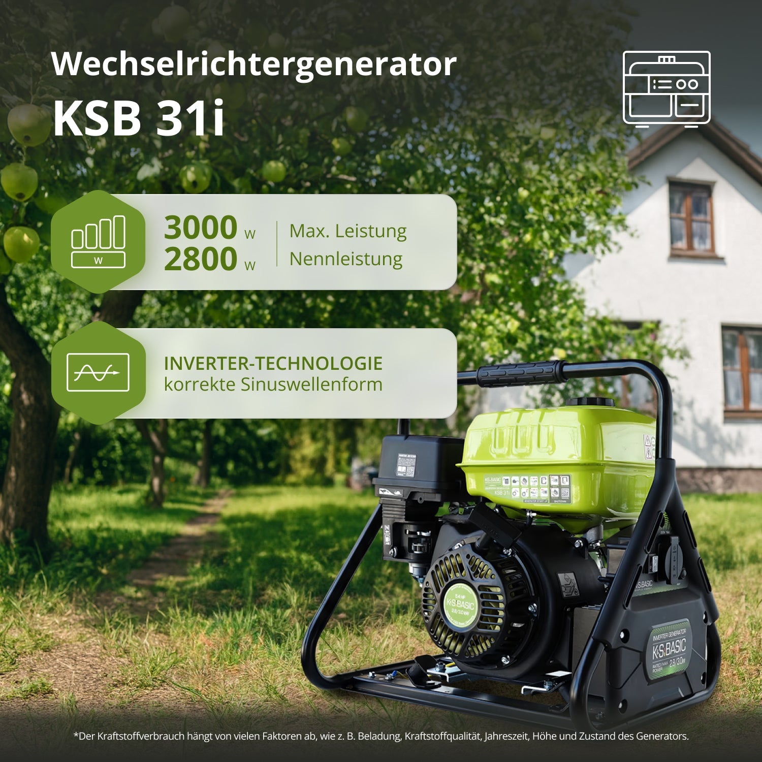 Inverter Generator KSB 31i – Inverter-Generatoren