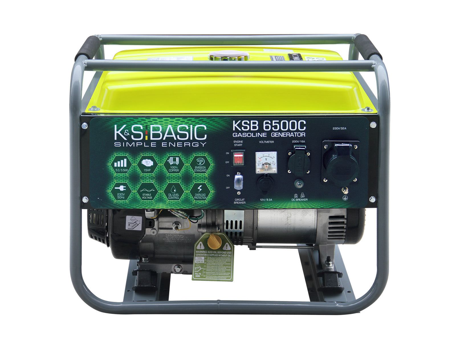 Benzin-Generator KSB 6500C – Benzin-Stromerzeuger