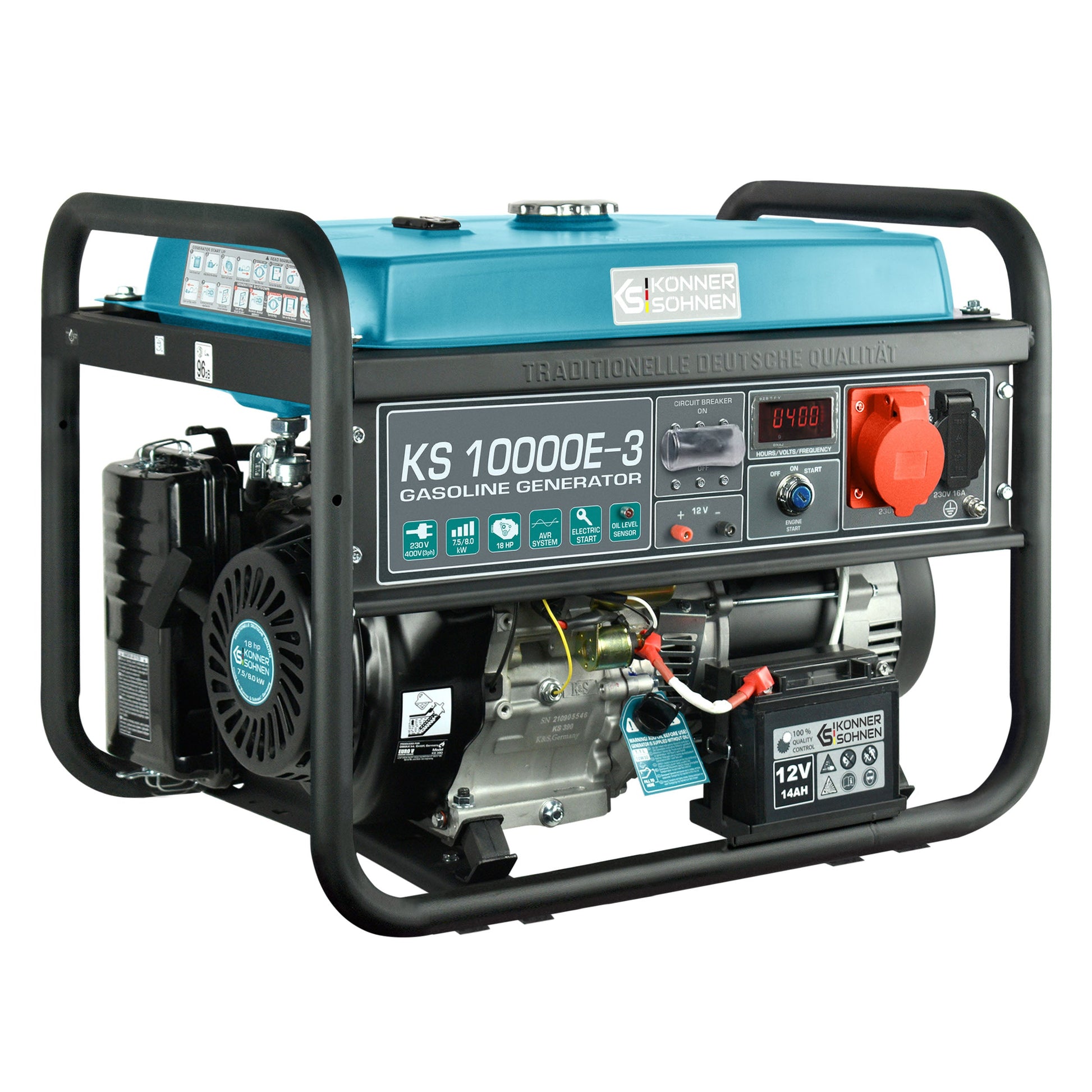 Benzin-Generator KS 10000E-3 – Benzin-Stromerzeuger