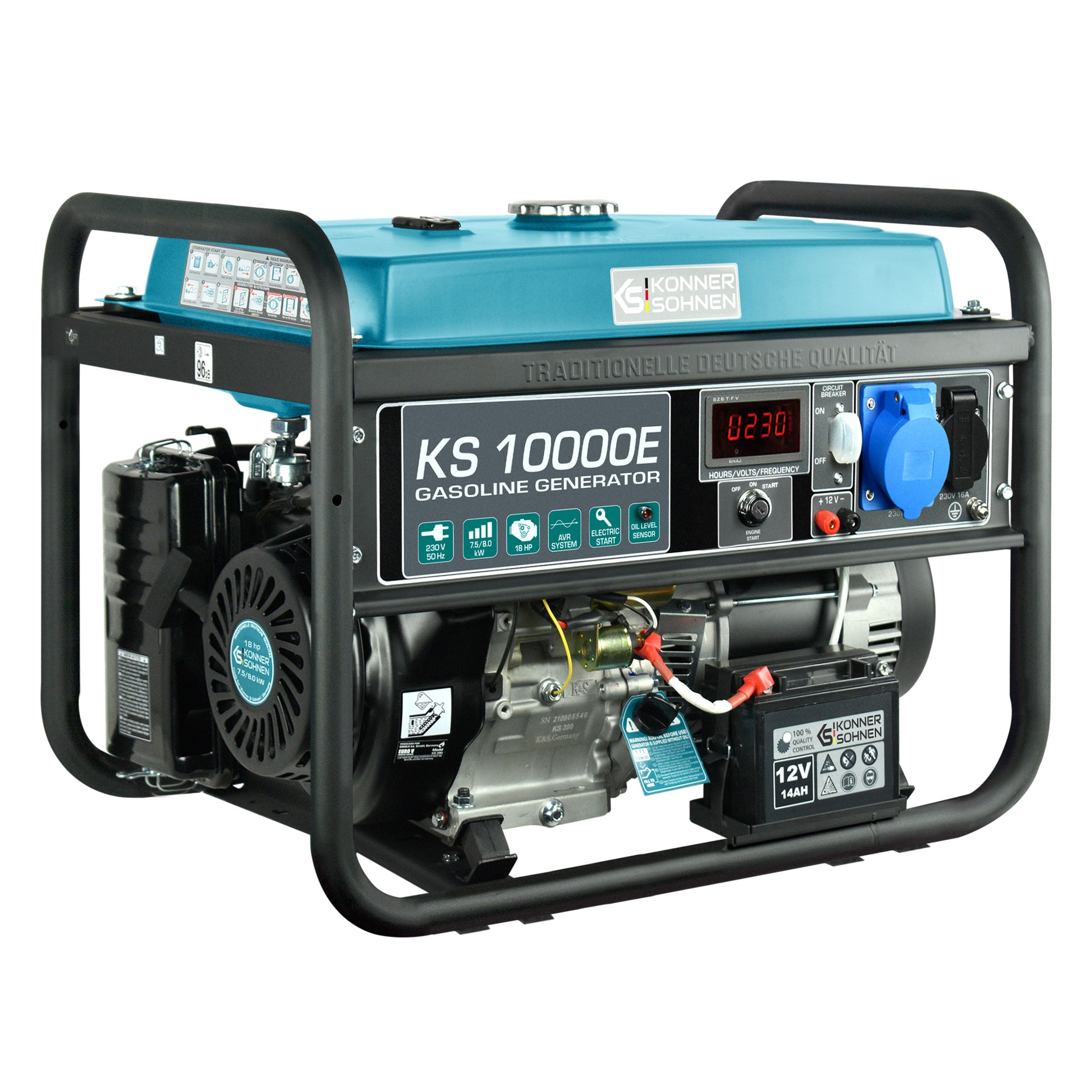 Benzin-Generator KS 10000E – Benzin-Stromerzeuger