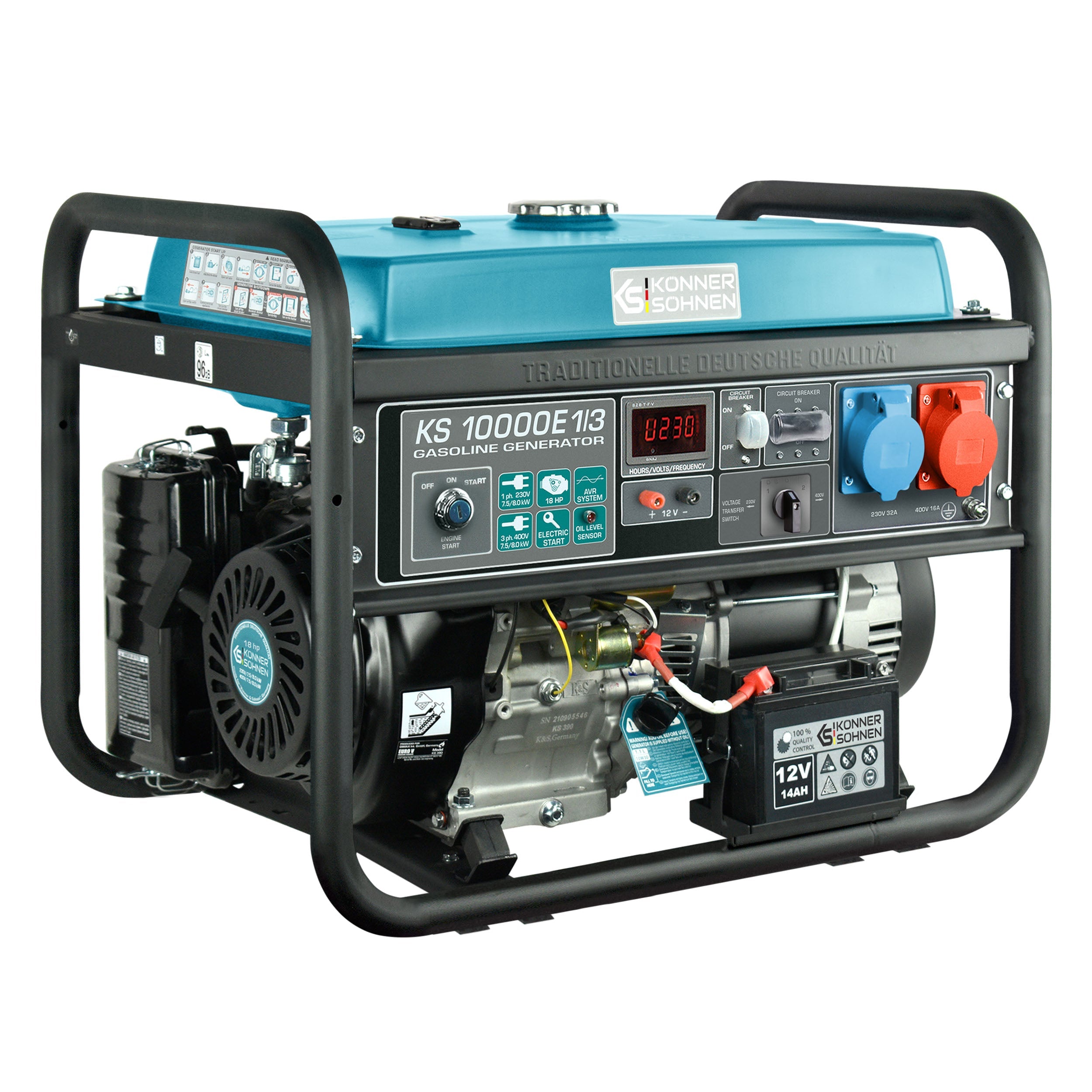 Benzin-Generator KS 10000E 1/3 – Benzin-Stromerzeuger