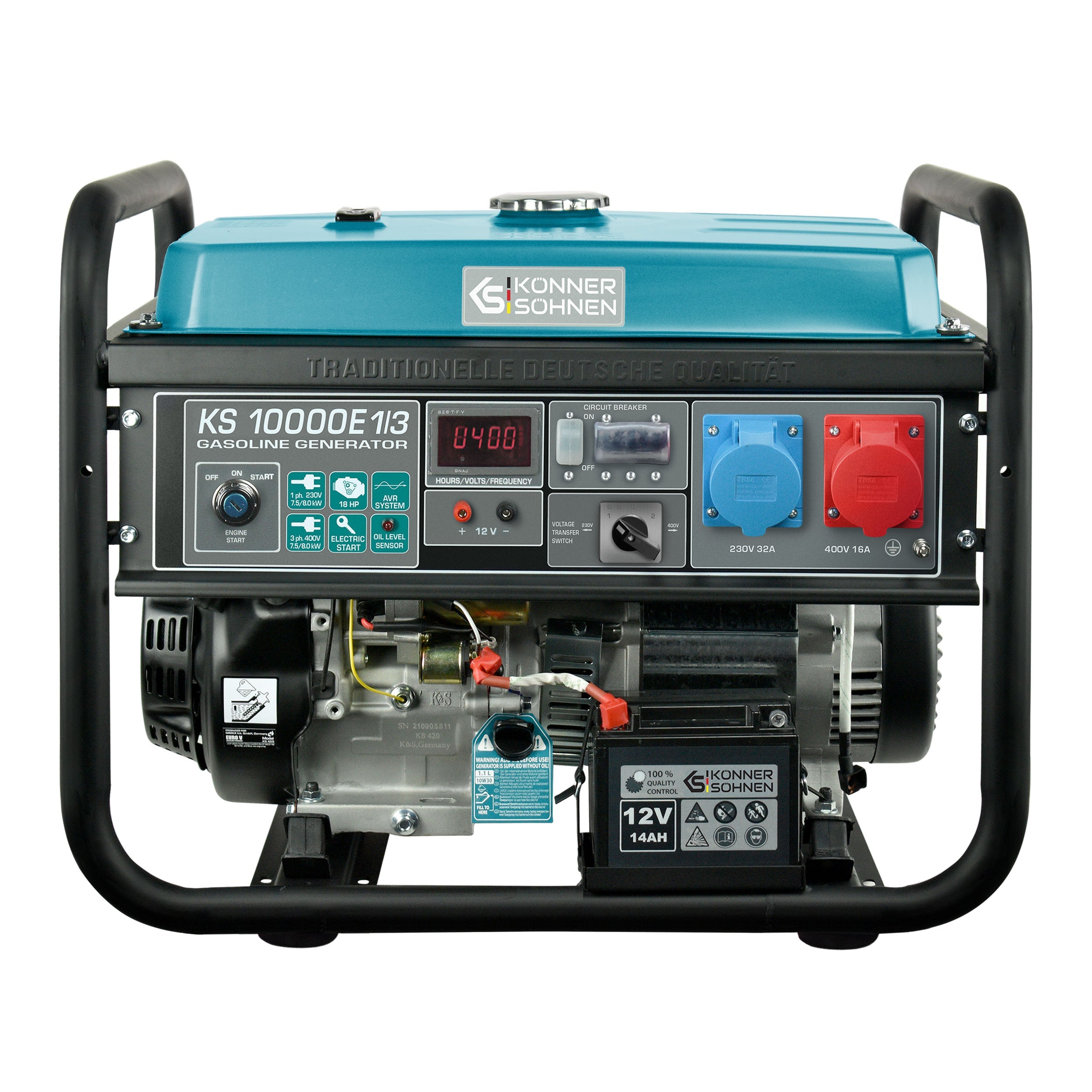 Benzin-Generator KS 10000E 1/3 – Benzin-Stromerzeuger