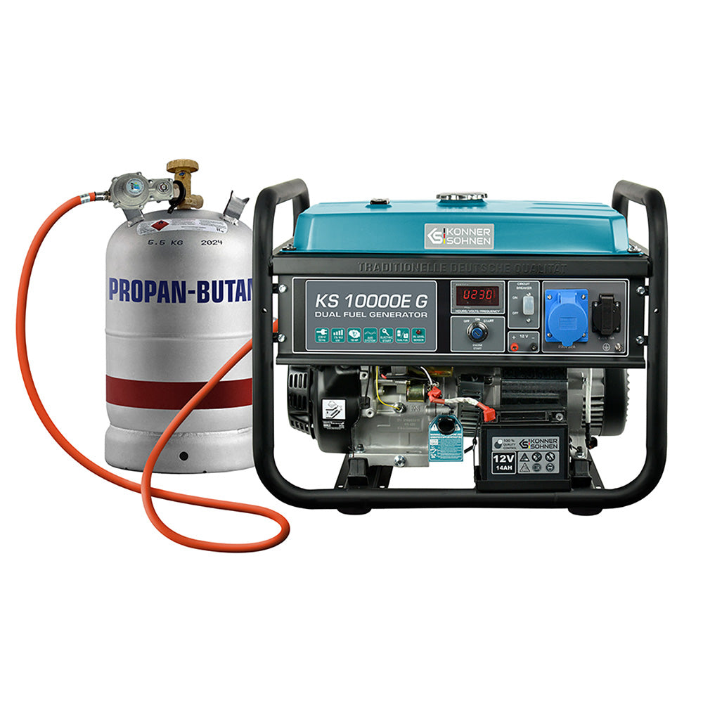LPG/Benzin-Generator KS 10000E G – Gas- & Hybrid-Stromerzeuger