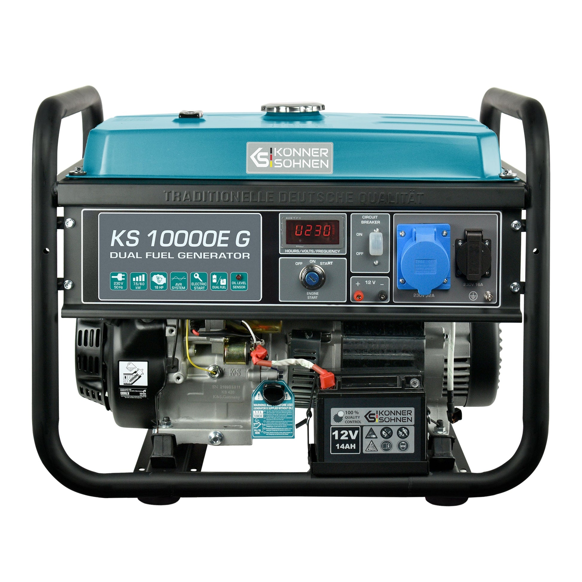 LPG/Benzin-Generator KS 10000E G – Gas- & Hybrid-Stromerzeuger
