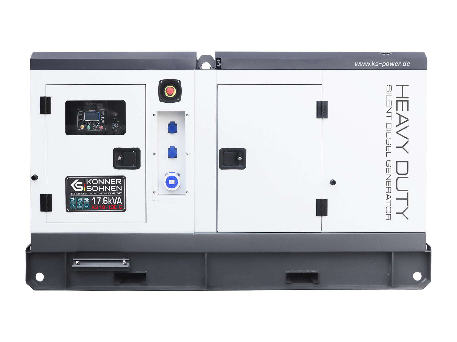 Einphasen-Diesel-Powerstation KS 18-1DE-G – Diesel-Stromerzeuger