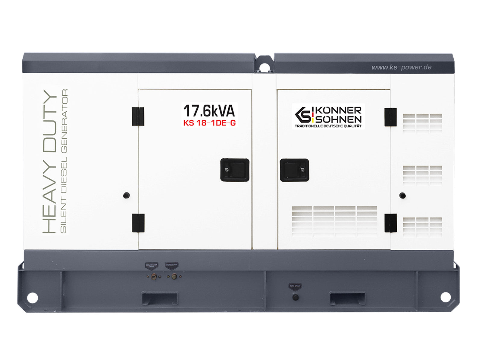 Einphasen-Diesel-Powerstation KS 18-1DE-G – Diesel-Stromerzeuger