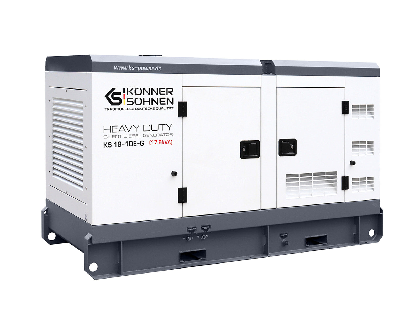 Einphasen-Diesel-Powerstation KS 18-1DE-G – Diesel-Stromerzeuger