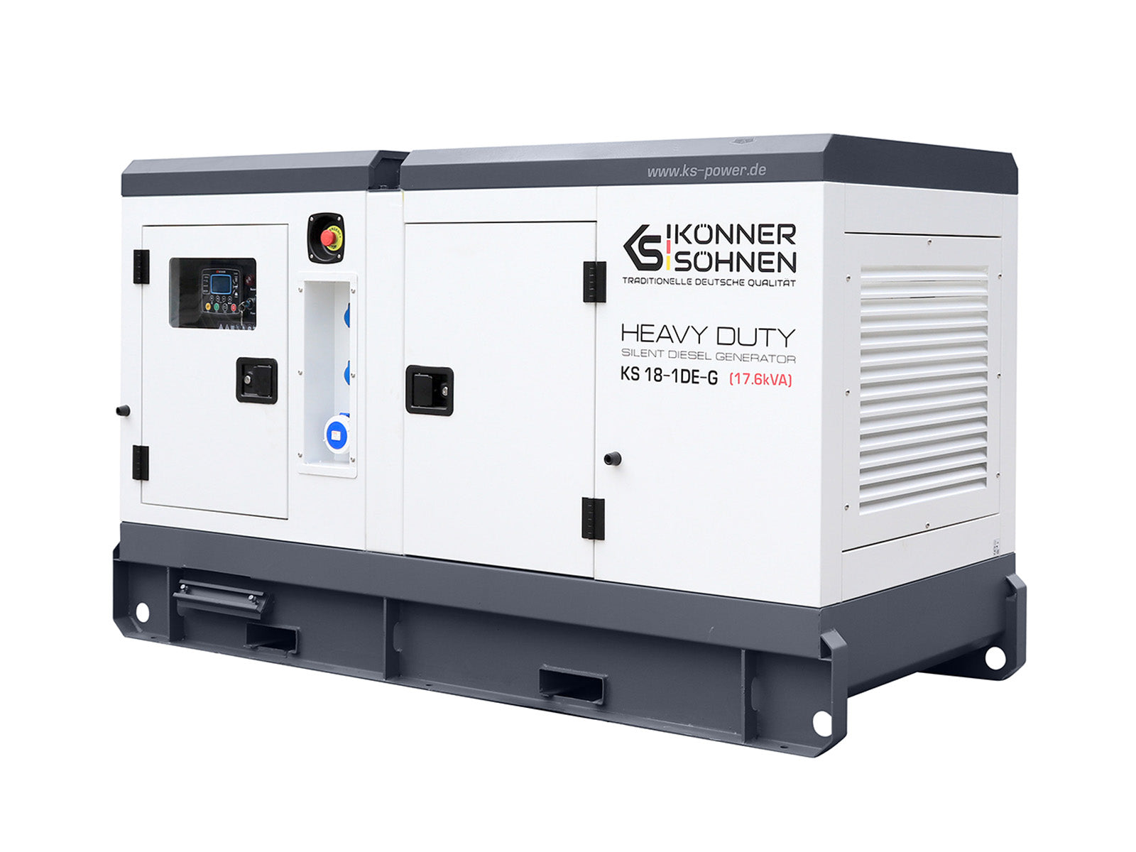 Einphasen-Diesel-Powerstation KS 18-1DE-G – Diesel-Stromerzeuger