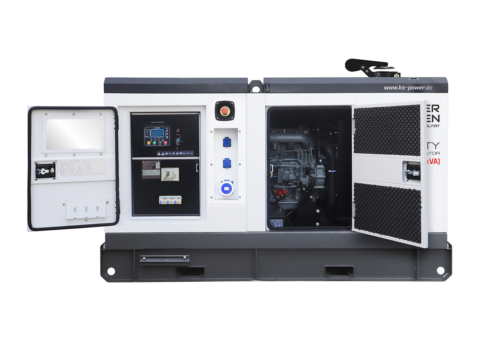 Einphasen-Diesel-Powerstation KS 18-1DE-G – Diesel-Stromerzeuger