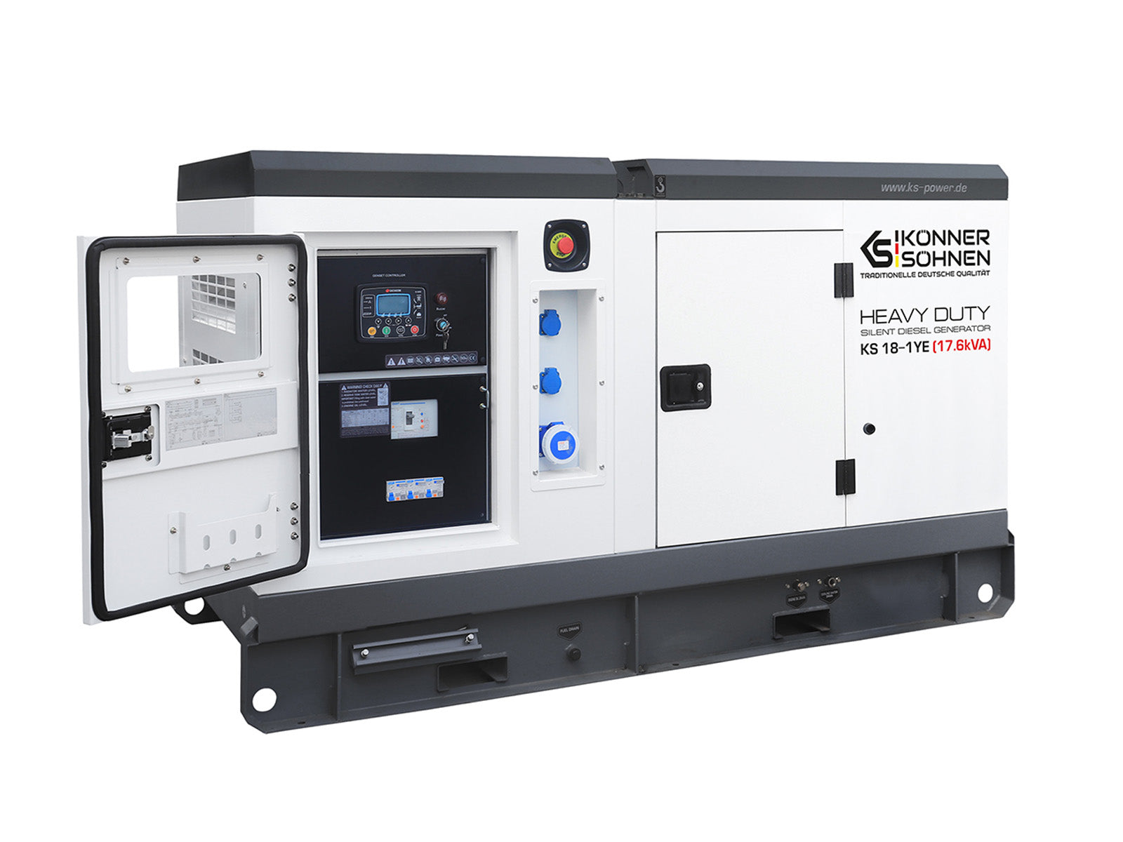 Einphasen-Diesel-Powerstation KS 18-1YE – Diesel-Stromerzeuger