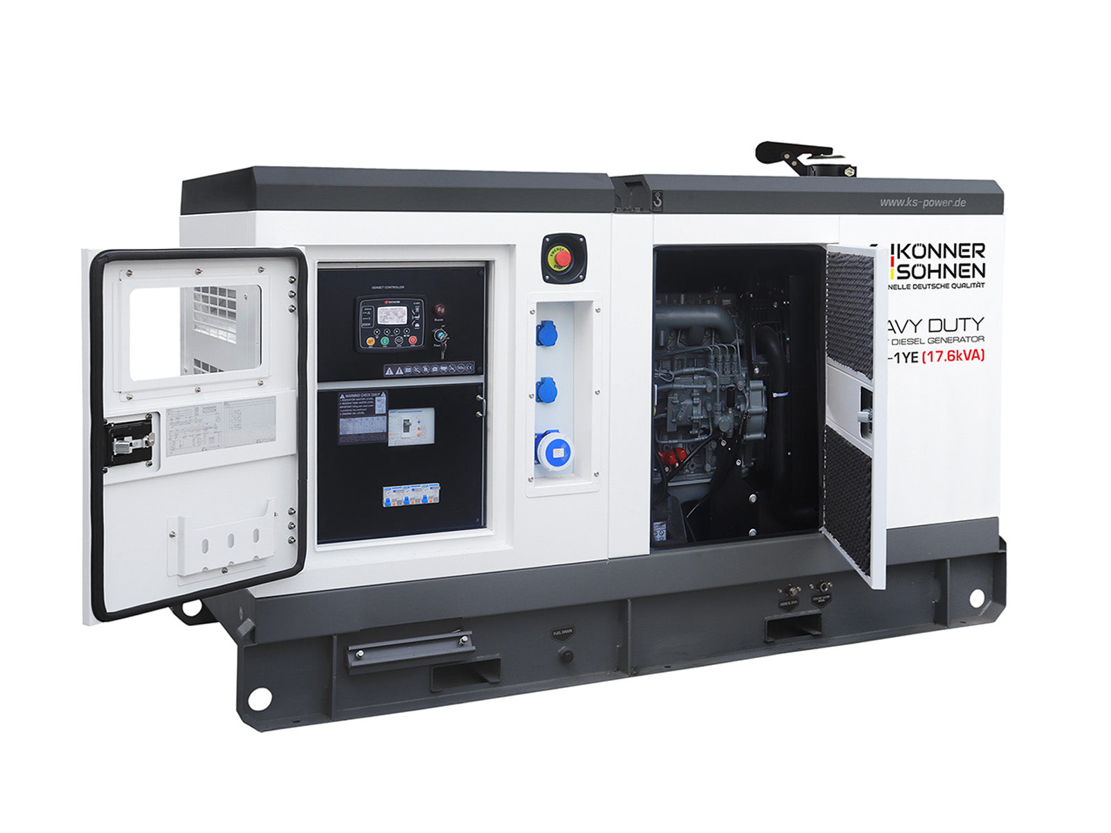 Einphasen-Diesel-Powerstation KS 18-1YE – Diesel-Stromerzeuger
