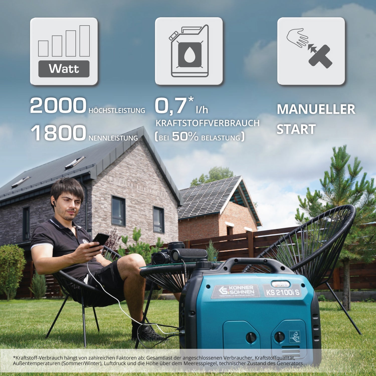Inverter-Generator KS 2100i S – Inverter-Generatoren