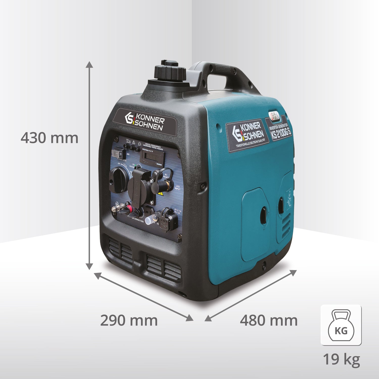 LPG/Benzin-Inverter-Generator KS 2100iG S – Inverter-Generatoren