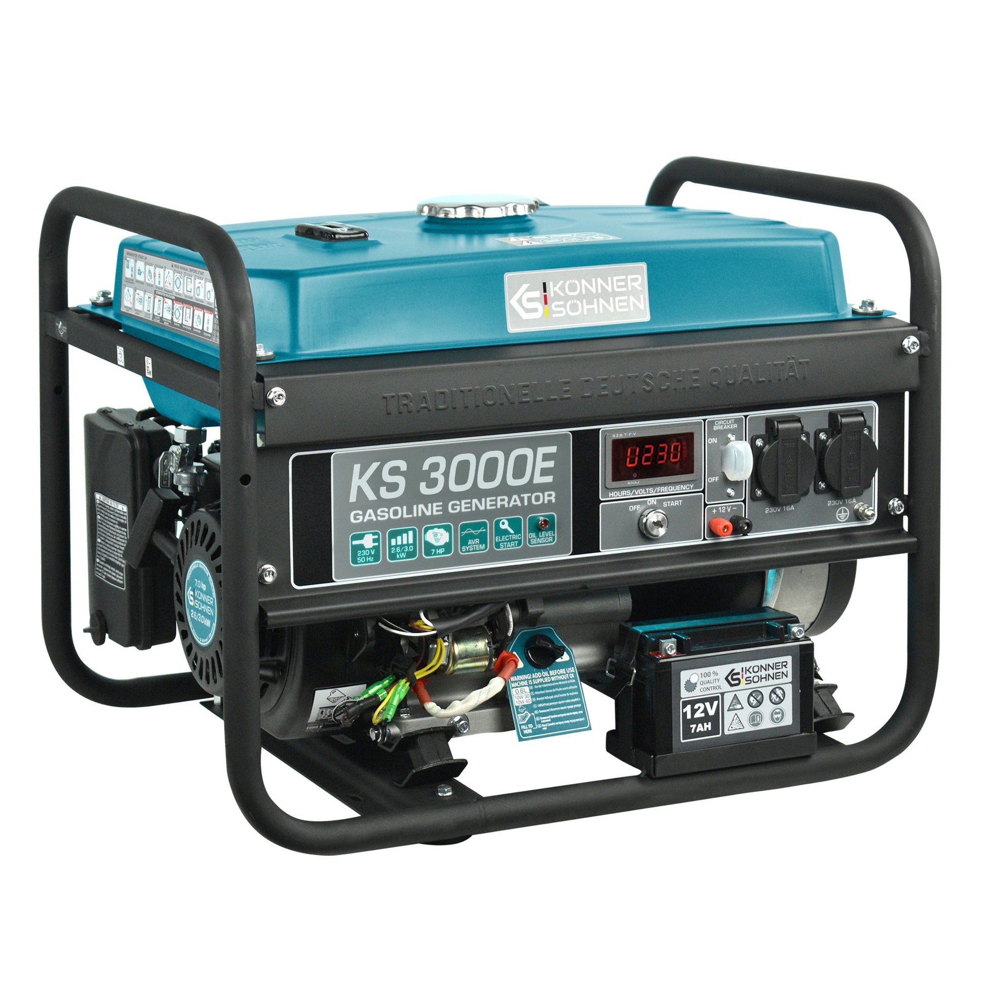 Benzin-Generator KS 3000E – Benzin-Stromerzeuger