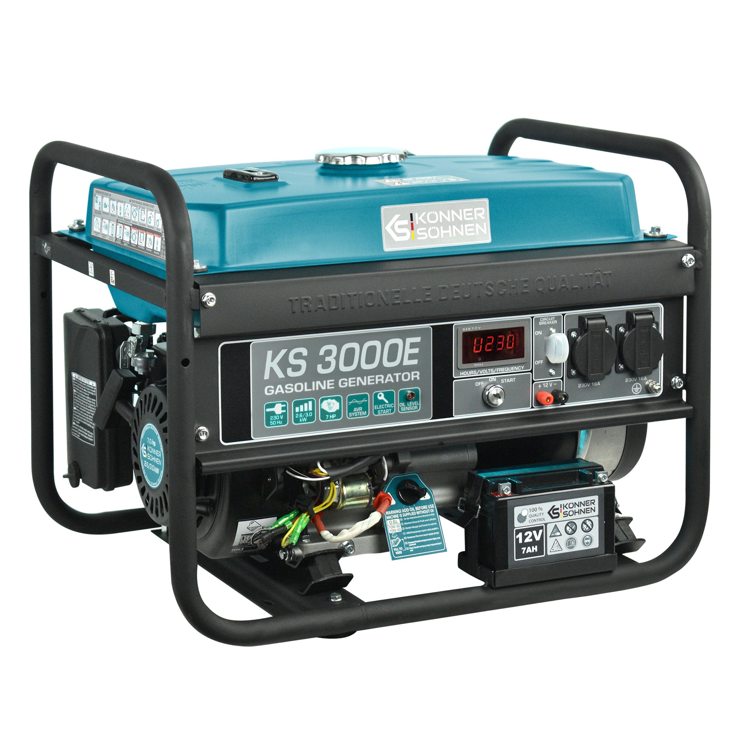Benzin-Generator KS 3000E – Benzin-Stromerzeuger