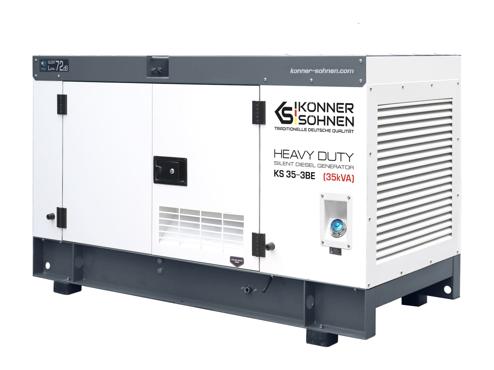 3-Phasen-Generator KS 35-3BE – Benzin-Stromerzeuger