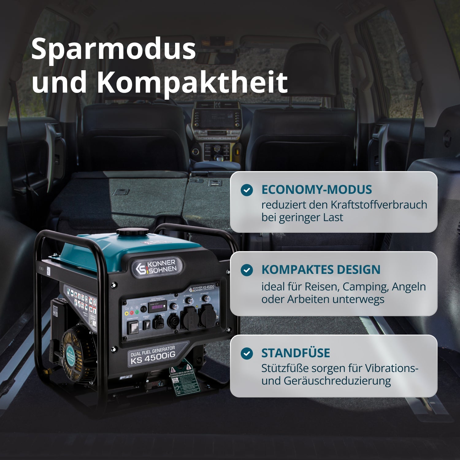 Dual Fuel-Inverter-Generator KS 4500iG – Inverter-Generatoren