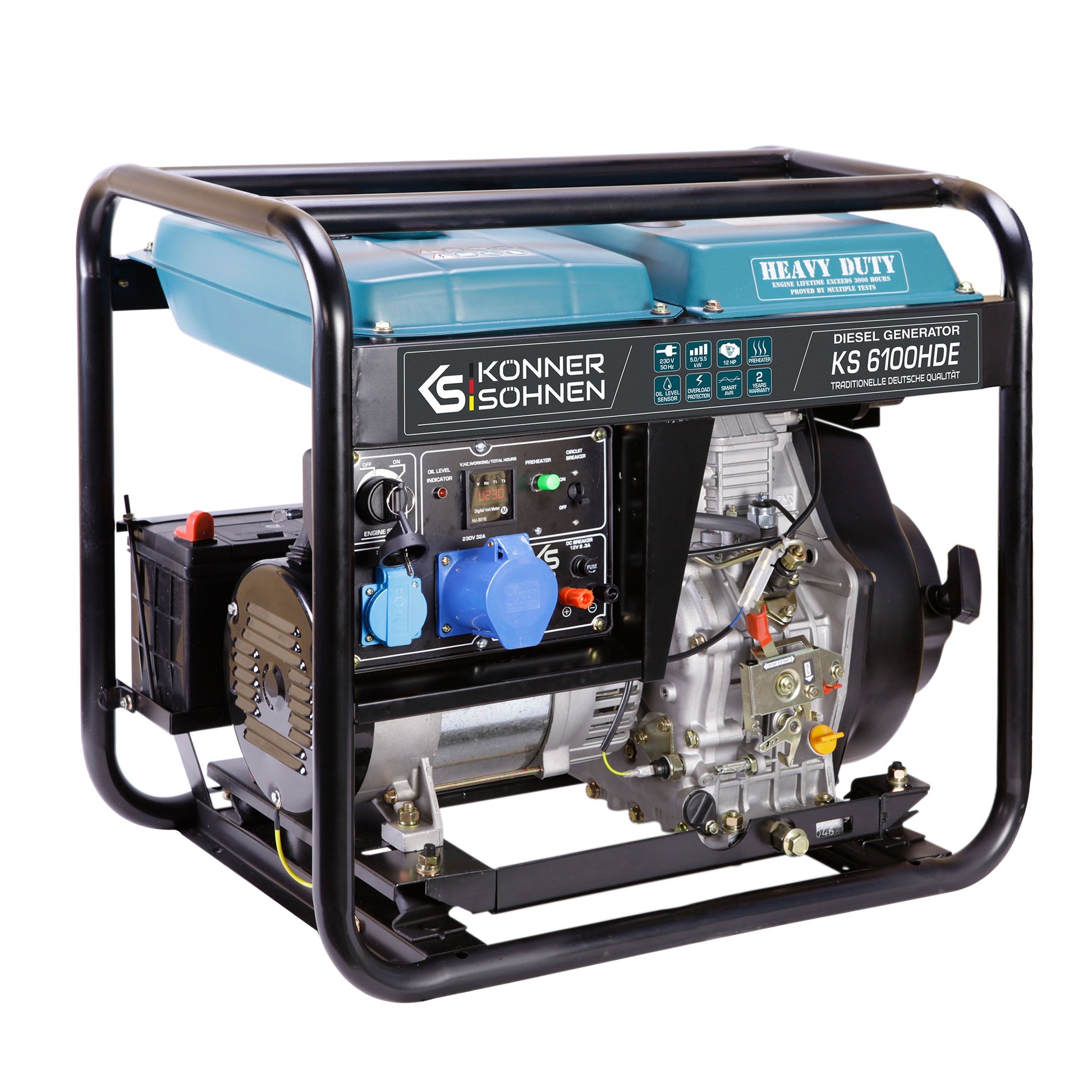 Diesel-Generator KS 6100HDE (EURO V) – Diesel-Stromerzeuger