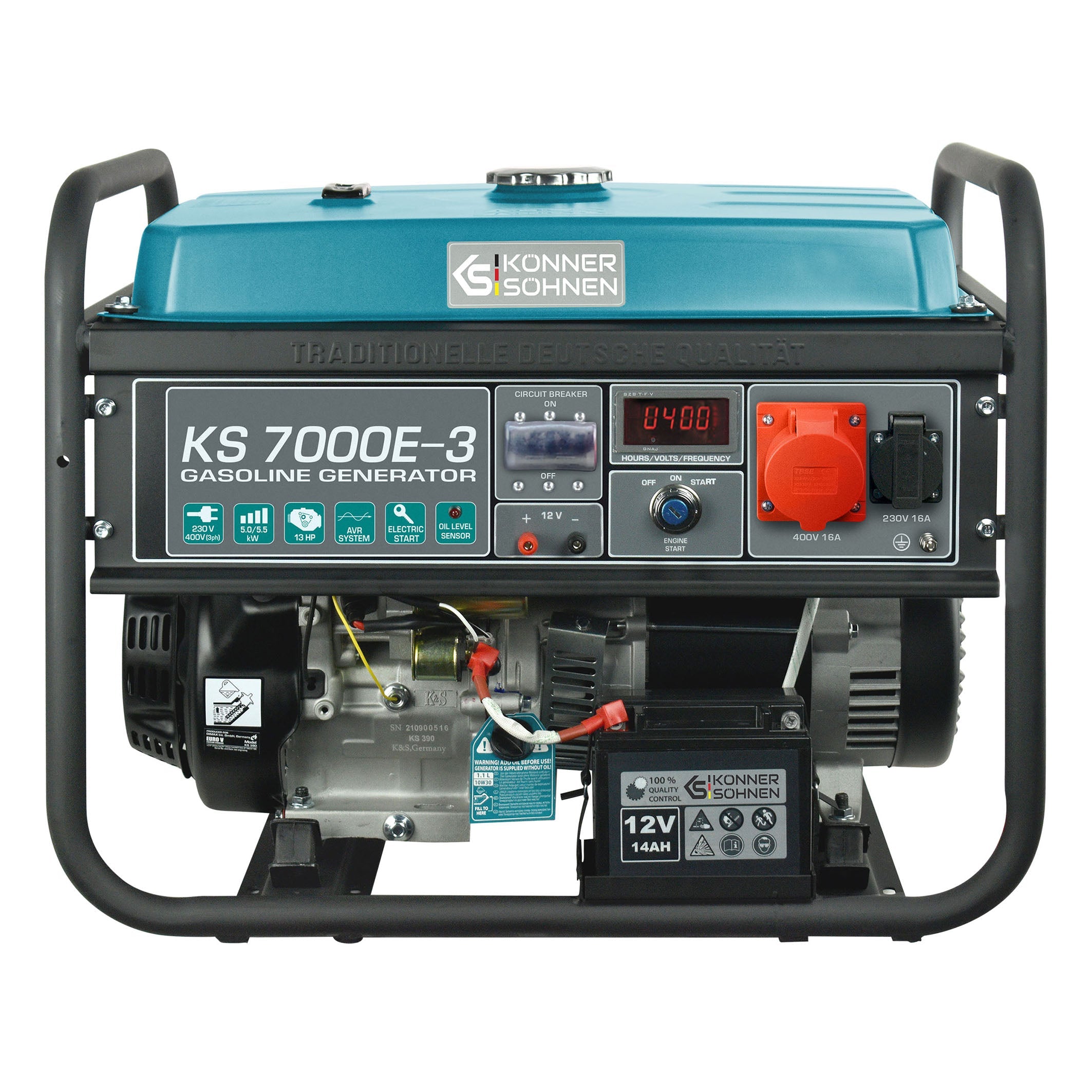 Benzin-Generator KS 7000E-3 – Benzin-Stromerzeuger