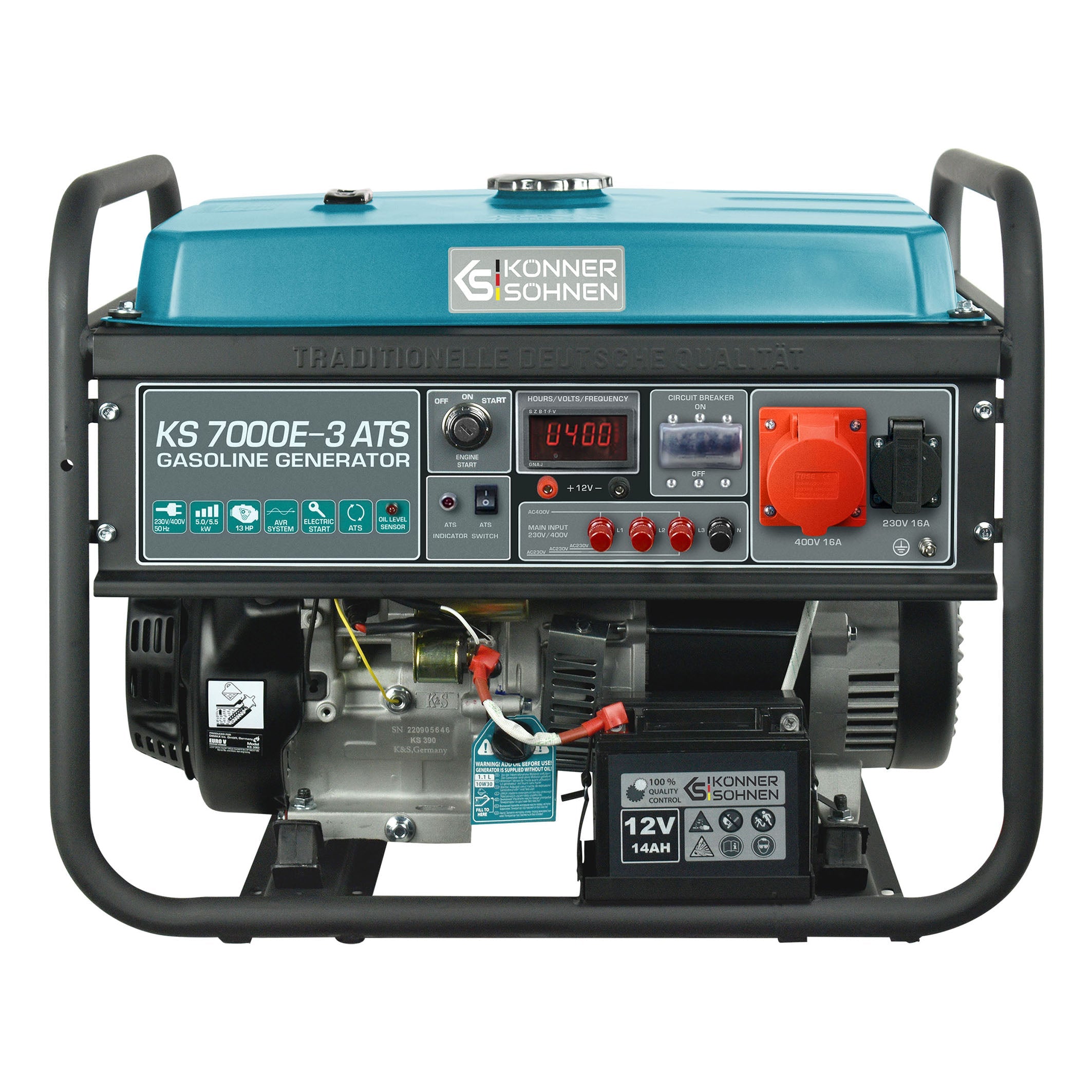 Benzin-Generator KS 7000E-3 ATS – Benzin-Stromerzeuger