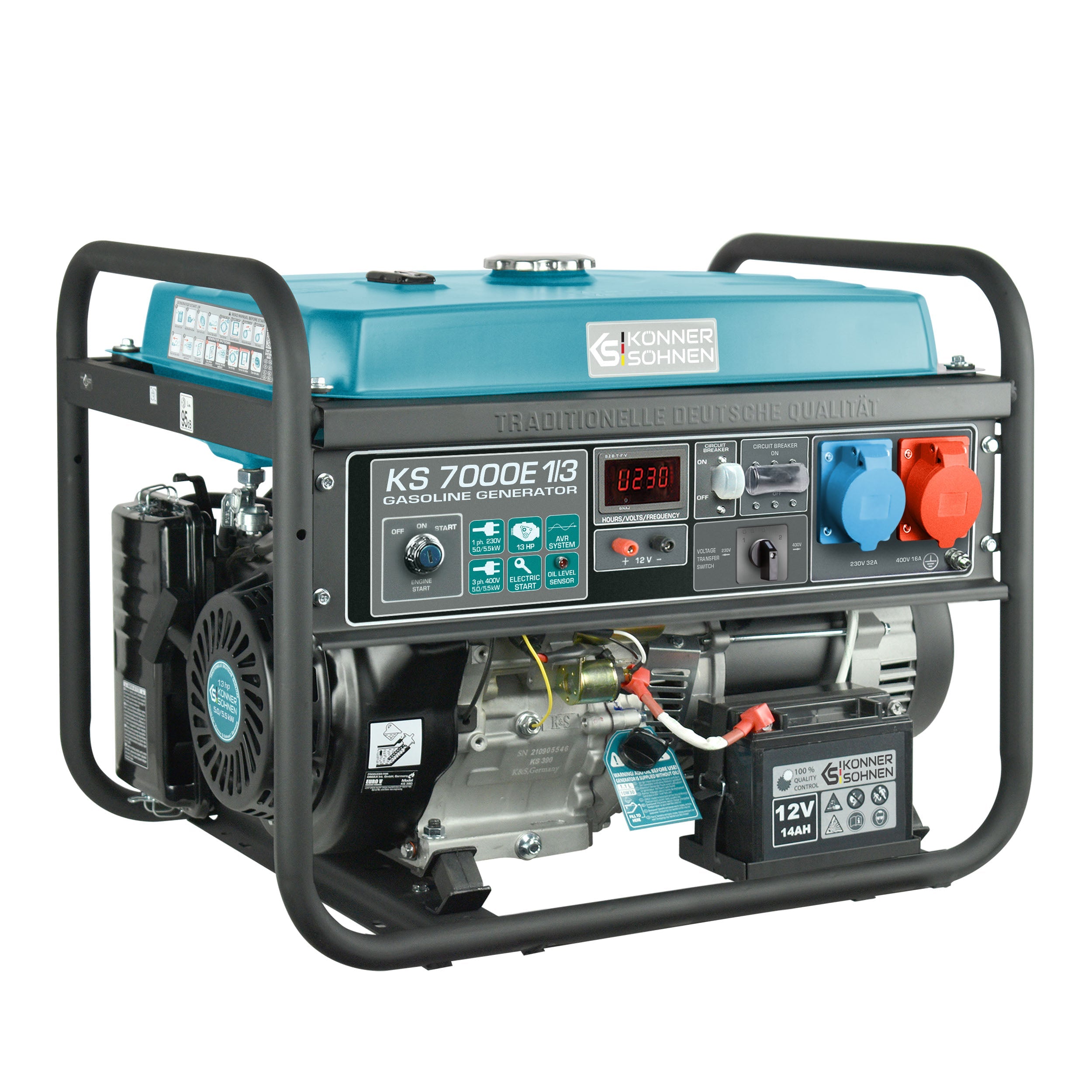 Benzin-Generator KS 7000E 1/3 – Benzin-Stromerzeuger