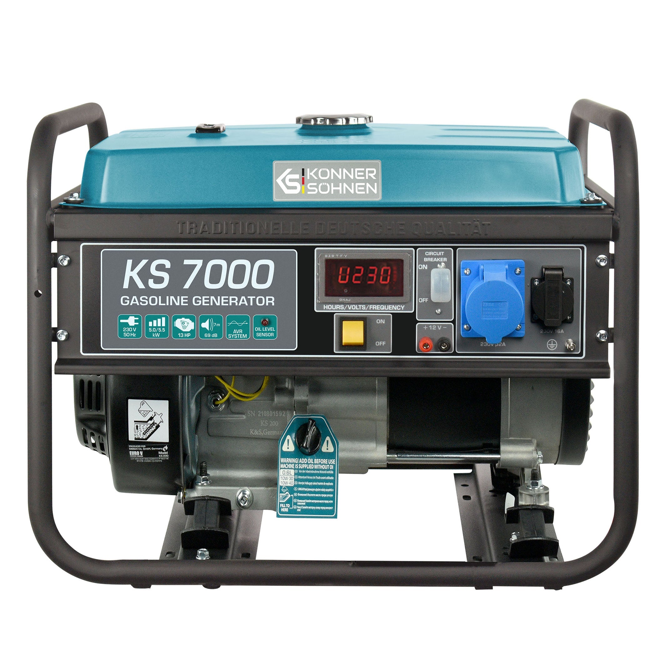 Benzin-Generator KS 7000 – Benzin-Stromerzeuger