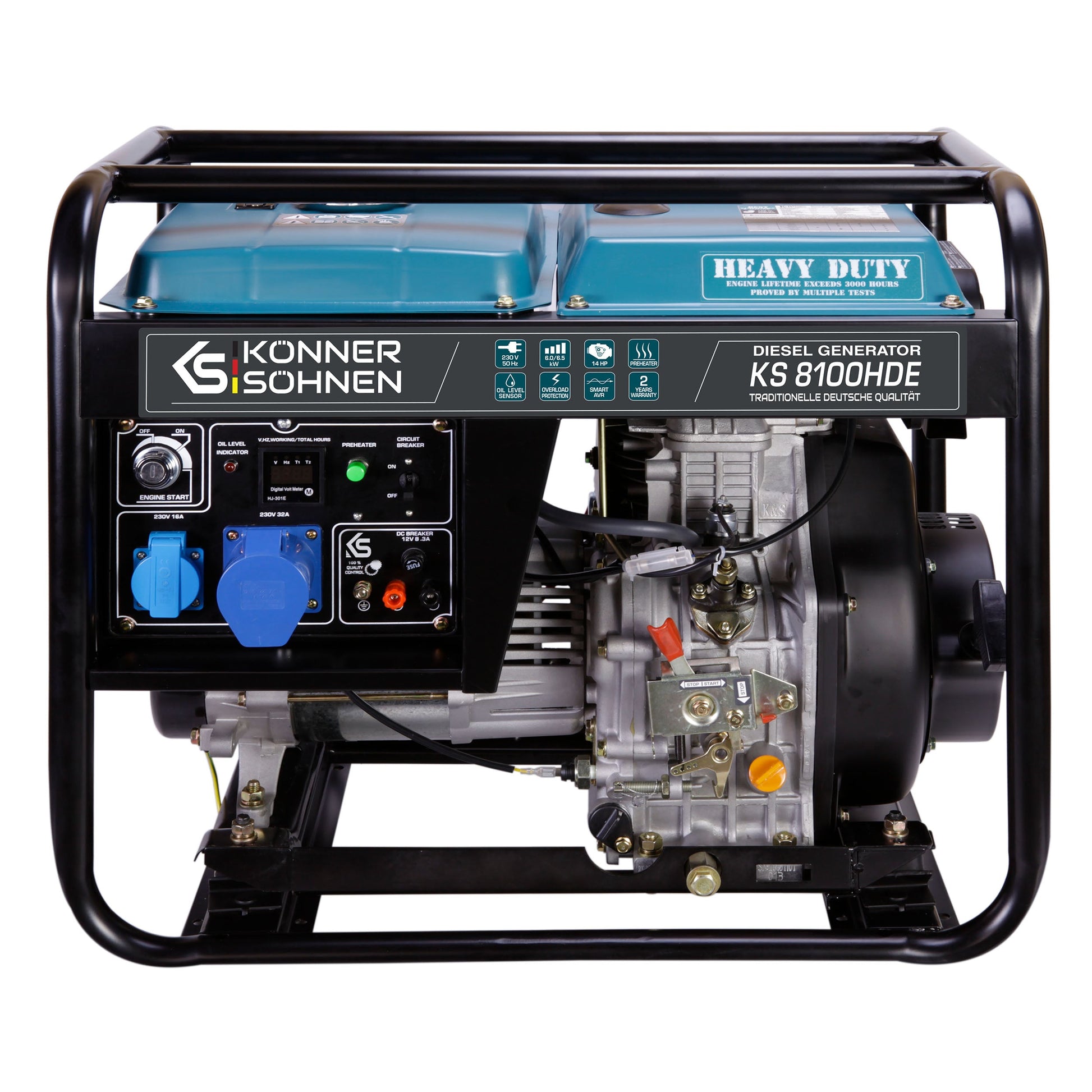 Diesel-Generator KS 8100HDE (EURO V) – Diesel-Stromerzeuger