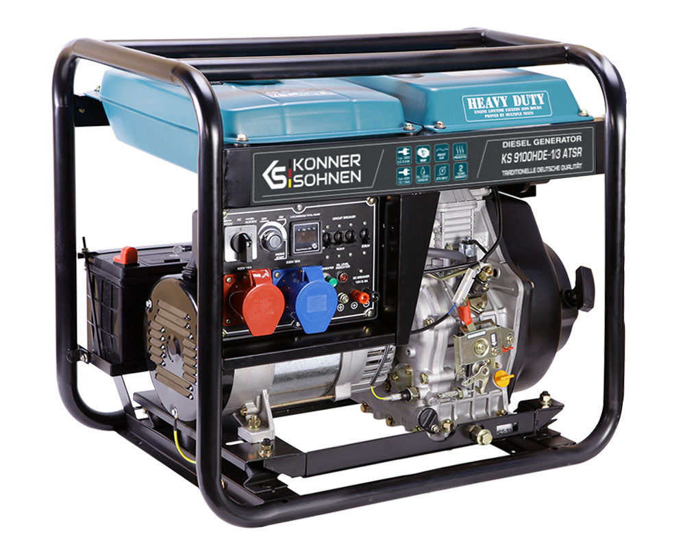 Diesel-Generator KS 9100HDE-1/3 ATSR (EURO V) – Diesel-Stromerzeuger