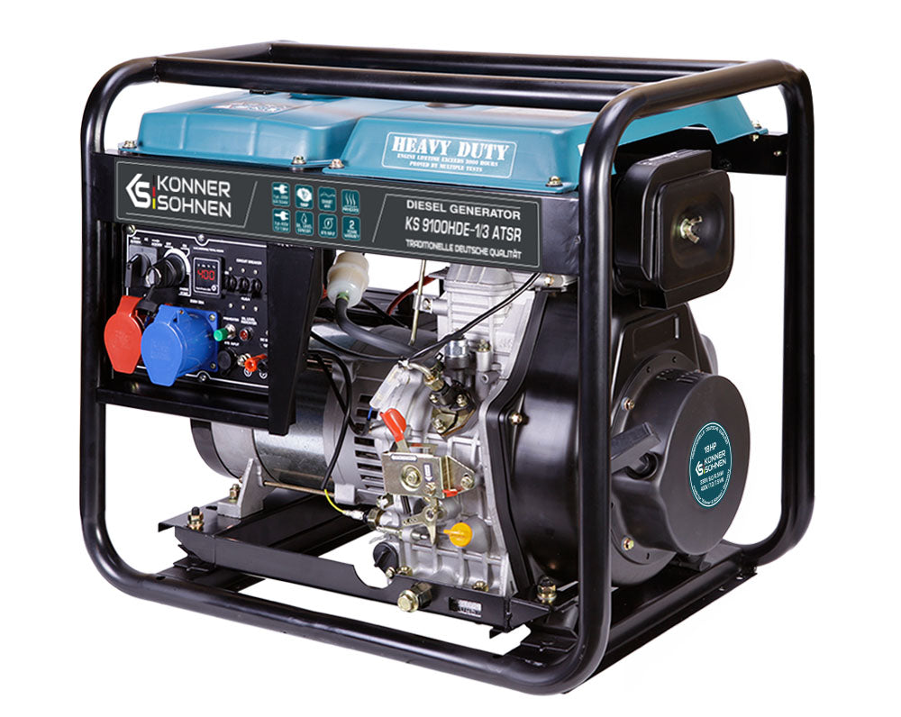 Diesel-Generator KS 9100HDE-1/3 ATSR (EURO V) – Diesel-Stromerzeuger