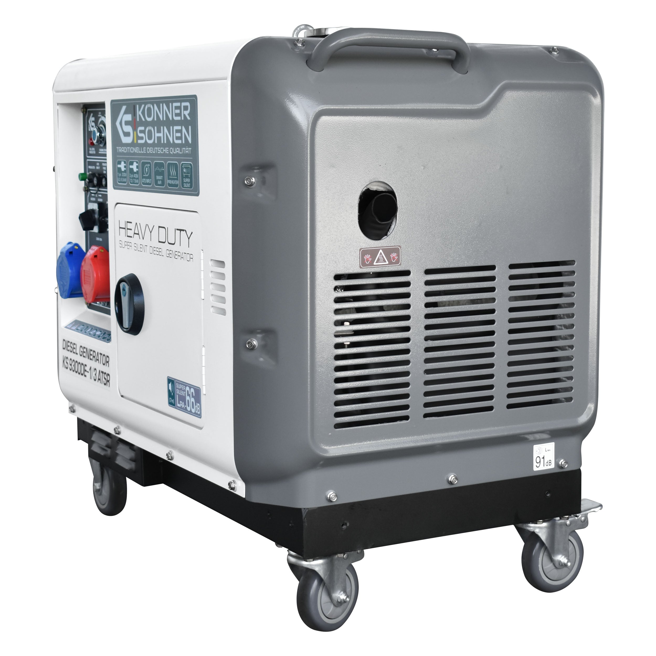 Diesel-Generator KS 9300DE-1/3 ATSR (EURO V) – Diesel-Stromerzeuger