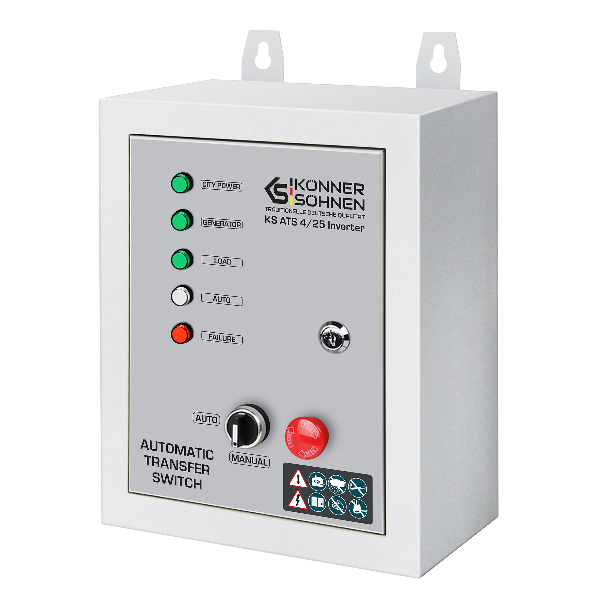 ATS-Einheit KS ATS 4/25 Inverter – Notstrom-Umschaltung (ATS)