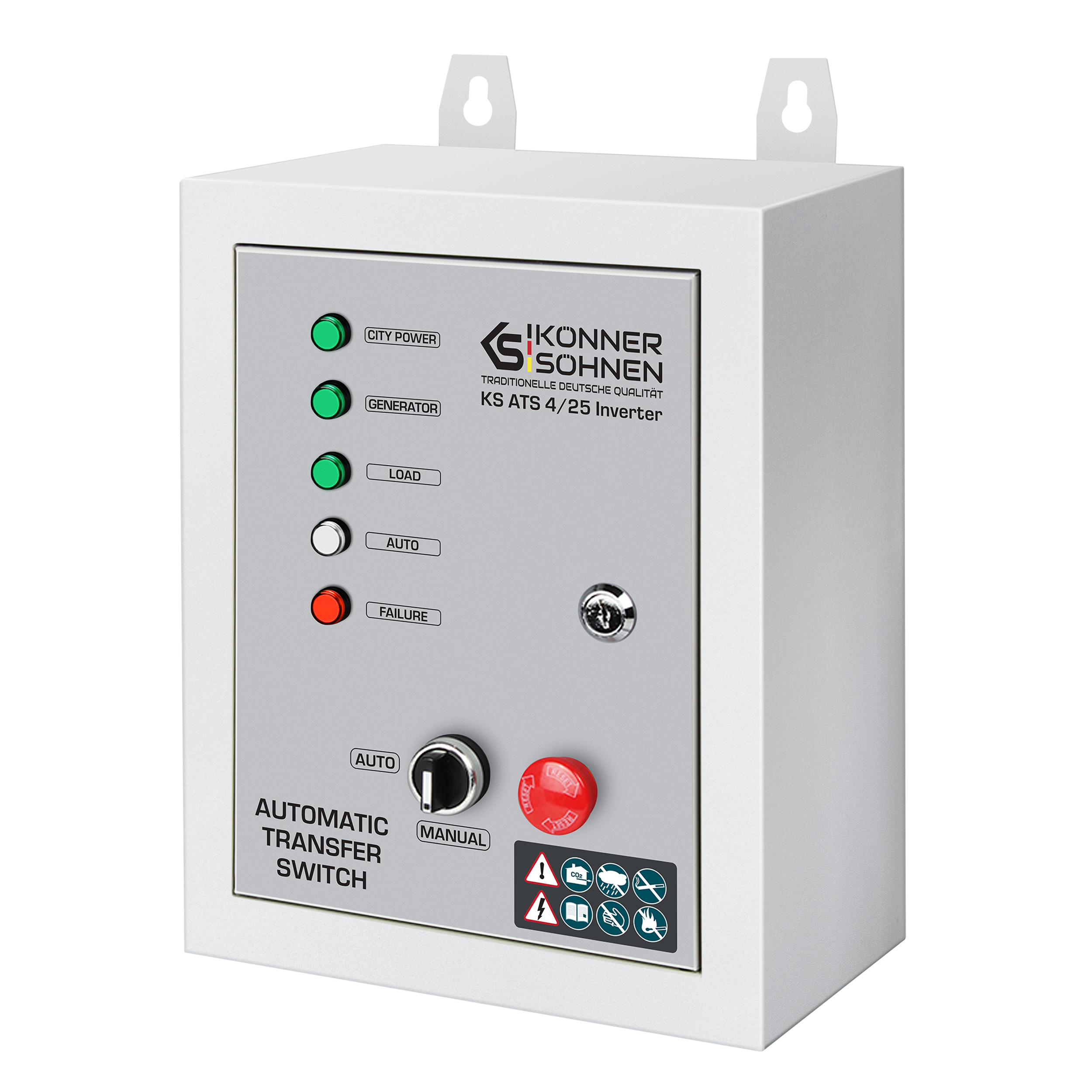 ATS-Einheit KS ATS 4/25 Inverter – Notstrom-Umschaltung (ATS)