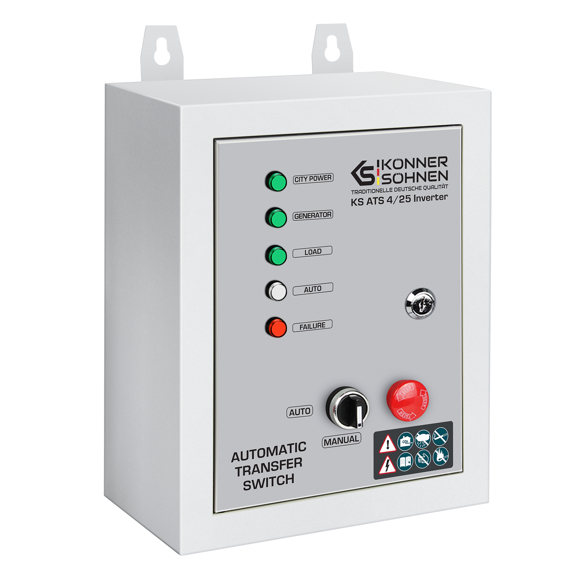 ATS-Einheit KS ATS 4/25 Inverter – Notstrom-Umschaltung (ATS)