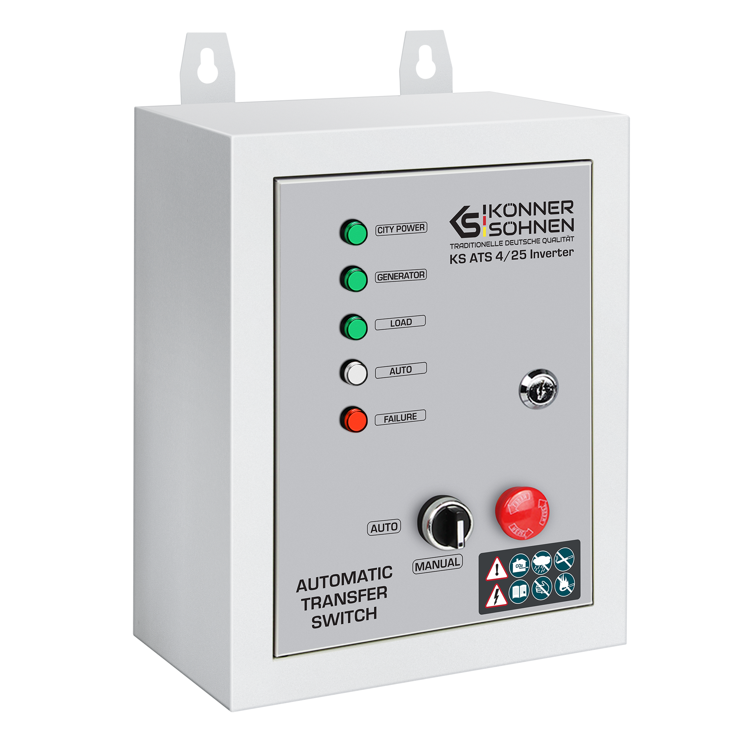 ATS-Einheit KS ATS 4/25 Inverter – Notstrom-Umschaltung (ATS)