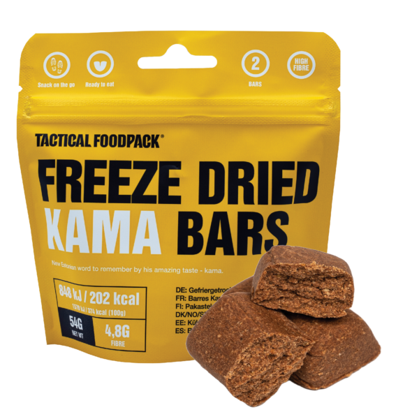 Tactical Foodpack Kama Bar – Estnischer Energie-Riegel, gefriergetrocknet, 54 g 50x