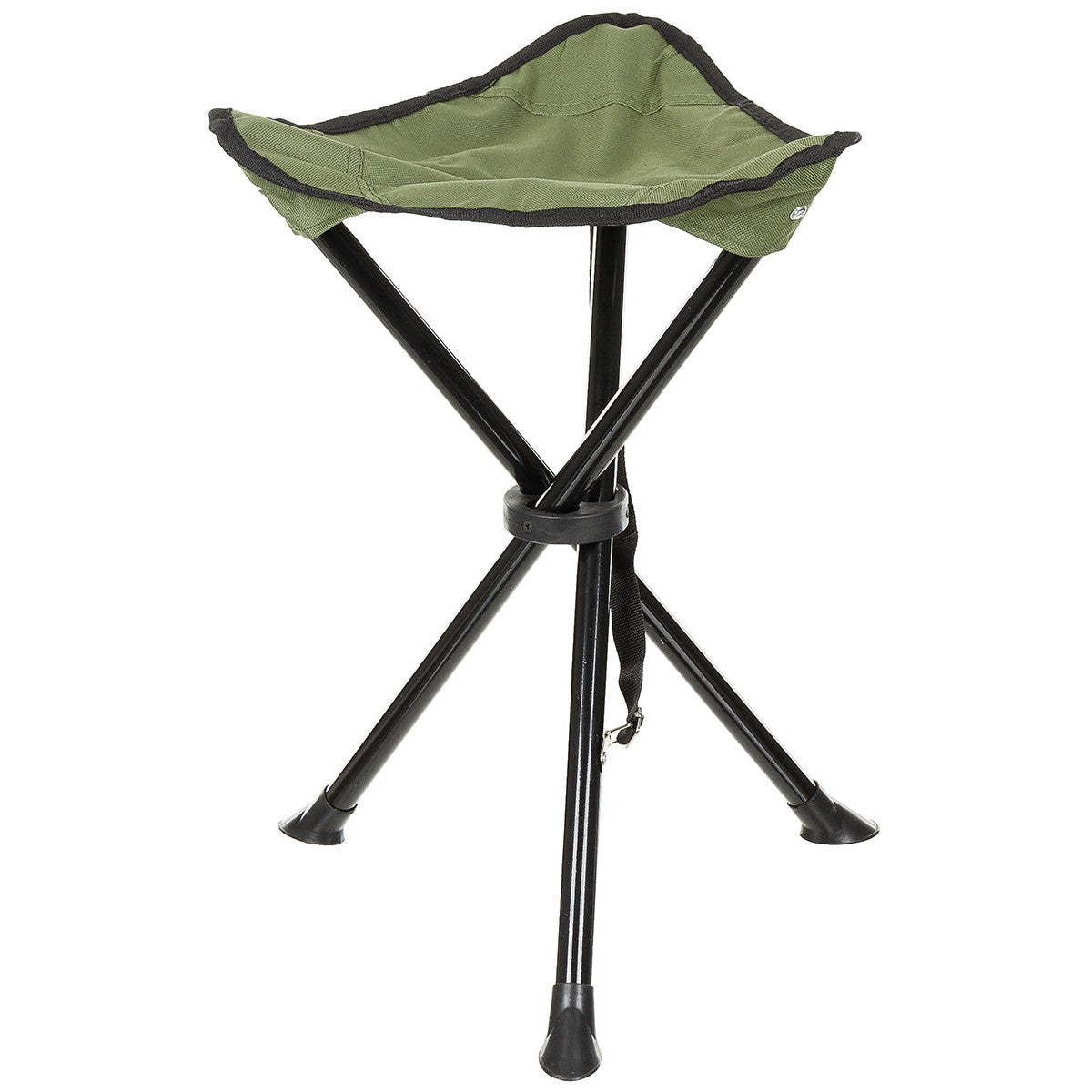 Klapphocker, Dreibein, oliv-31 Schlafsäcke/Camping-Krisenbedarf