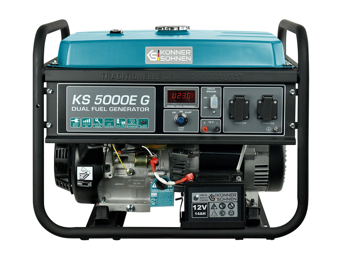 LPG/Benzin-Generator KS 5000E G