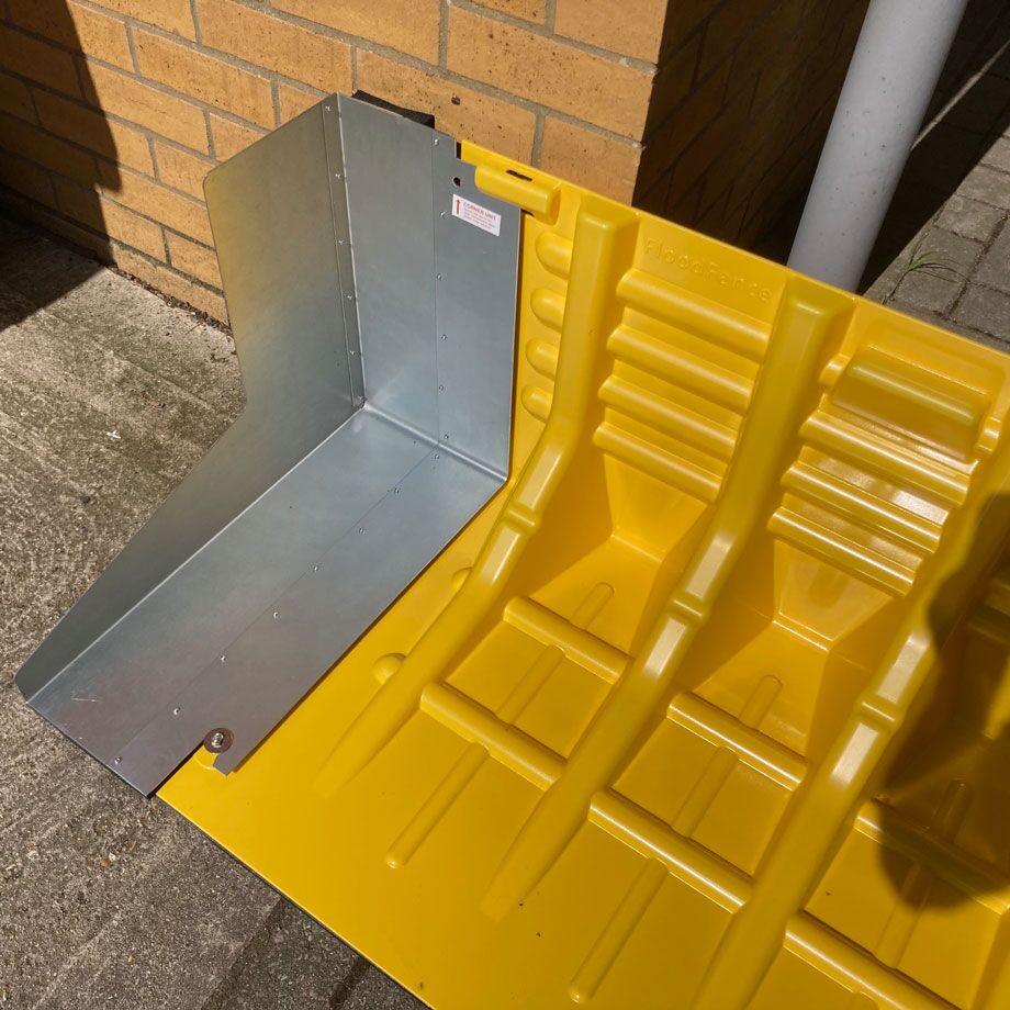 Loidhold Damm Flex – Hochwasserschutzzaun Mobil Stauhöhe 45 cm – Länge: 100 cm
