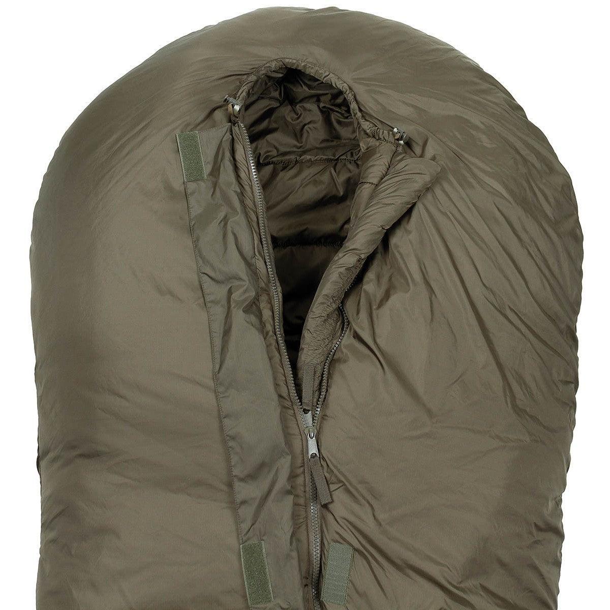Mumienschlafsack, "3 Seasons", oliv, 2-lagige Füllung-Schlafsäcke/Camping-Krisenbedarf