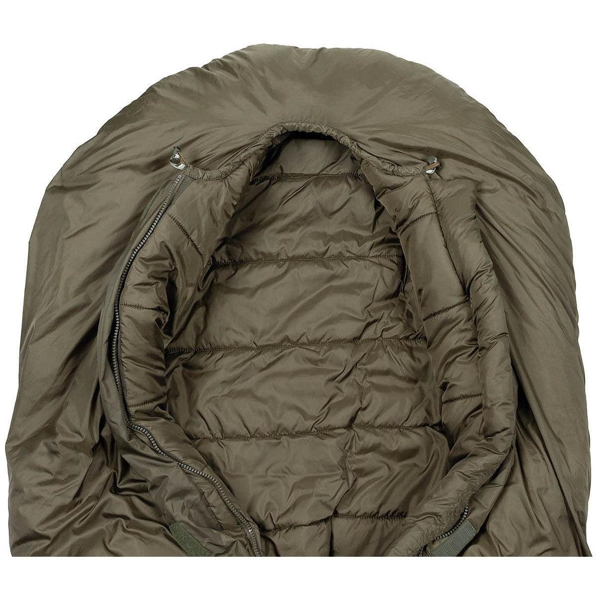 Mumienschlafsack, "3 Seasons", oliv, 2-lagige Füllung-Schlafsäcke/Camping-Krisenbedarf