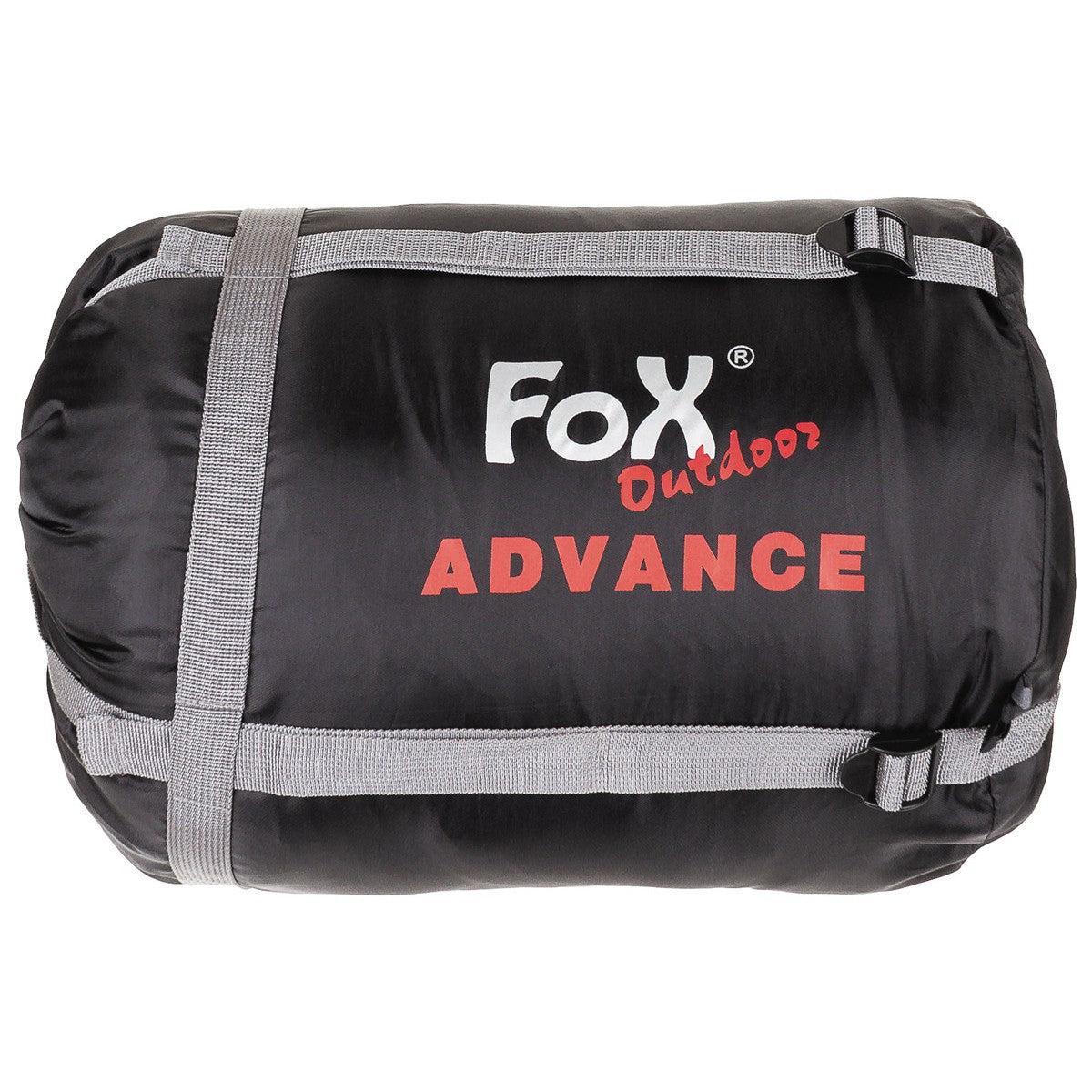 Mumienschlafsack, "Advance", schwarz-grau-Schlafsäcke/Camping-Krisenbedarf