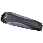 Mumienschlafsack, "Economic", schwarz-grau-Schlafsäcke/Camping-Krisenbedarf