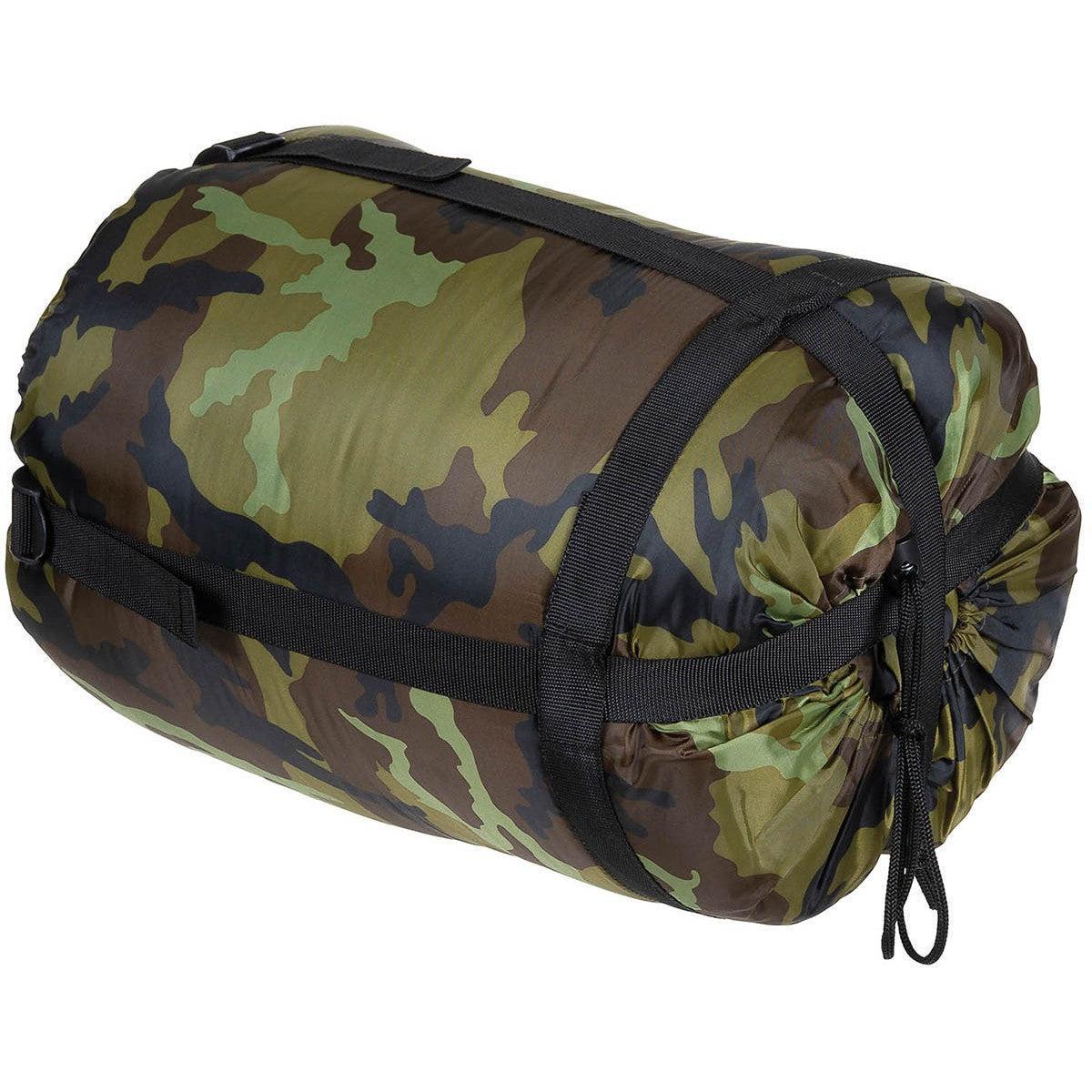 Mumienschlafsack, M95 CZ tarn, 2-lagige Füllung-Schlafsäcke/Camping-Krisenbedarf