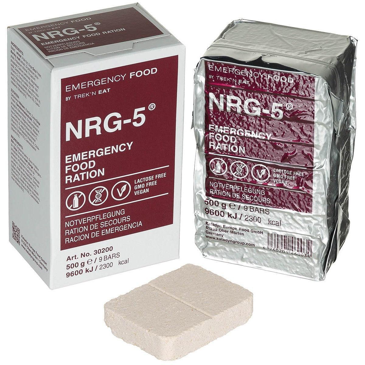 Notverpflegung, NRG-5, 500 g (9 Riegel)