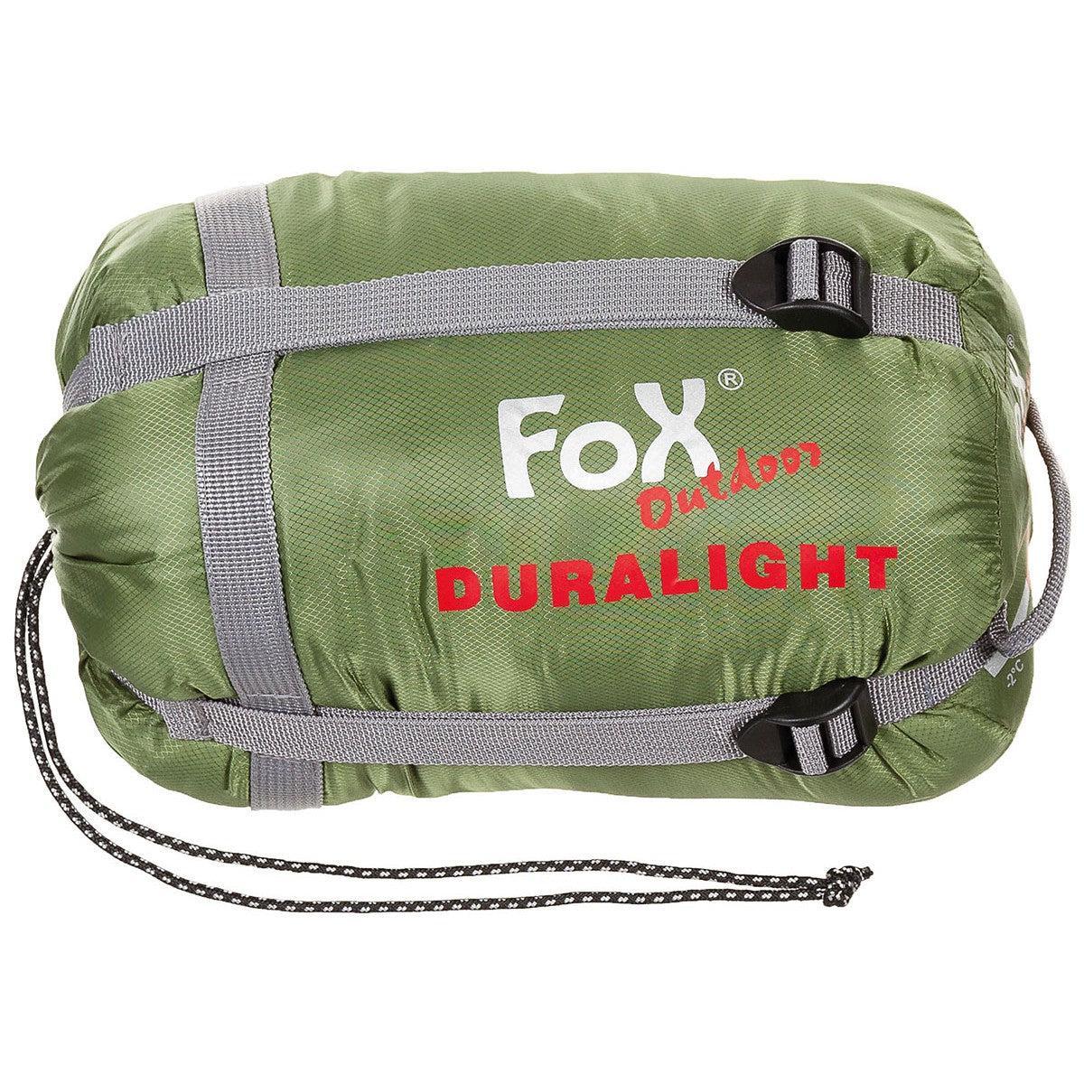 Schlafsack, "Duralight",oliv-schwarz-Schlafsäcke/Camping-Krisenbedarf